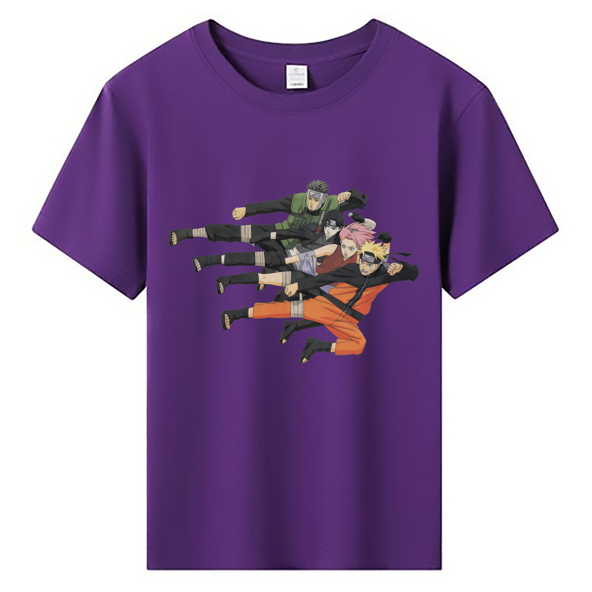 （画像用） NARUTO -ナルト- うずまき ナルト Uzumaki Naruto 綿100％キッズTシャツ（フロントプリント）
