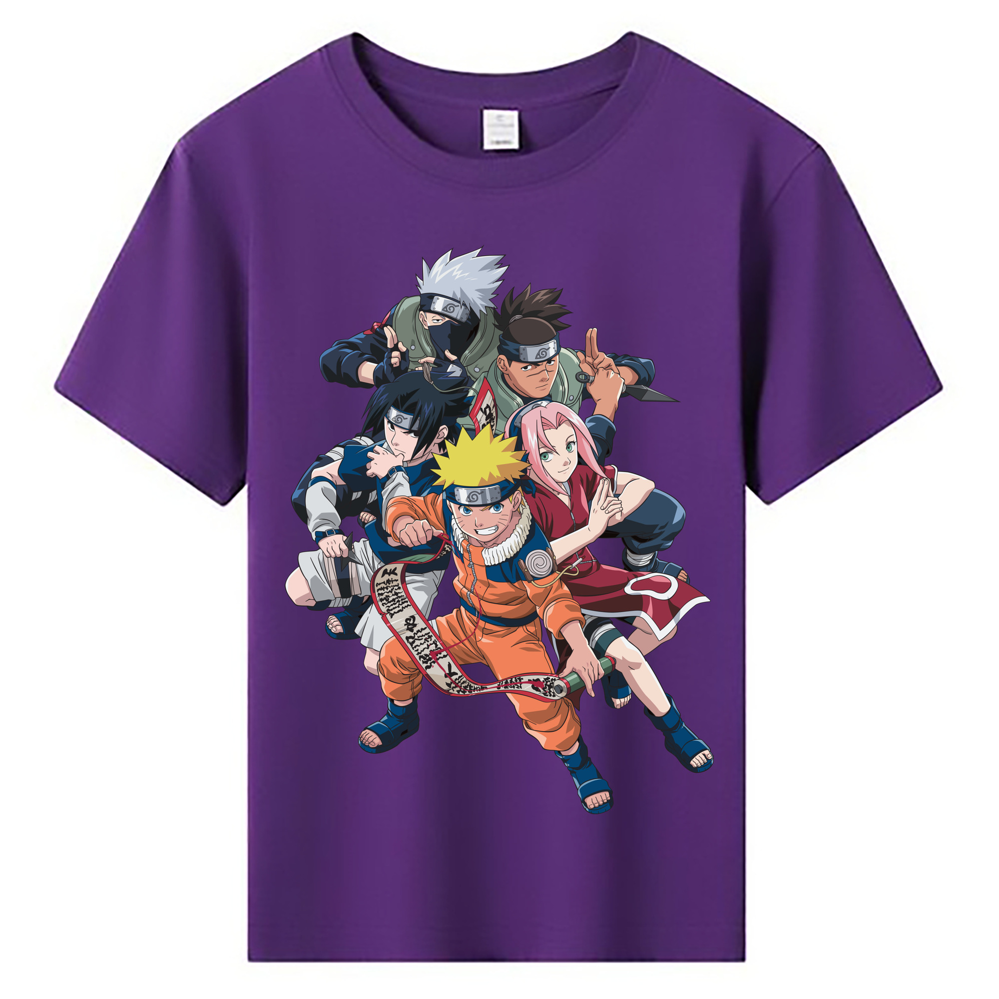 （画像用） NARUTO -ナルト- うずまき ナルト Uzumaki Naruto 綿100％キッズTシャツ（フロントプリント）
