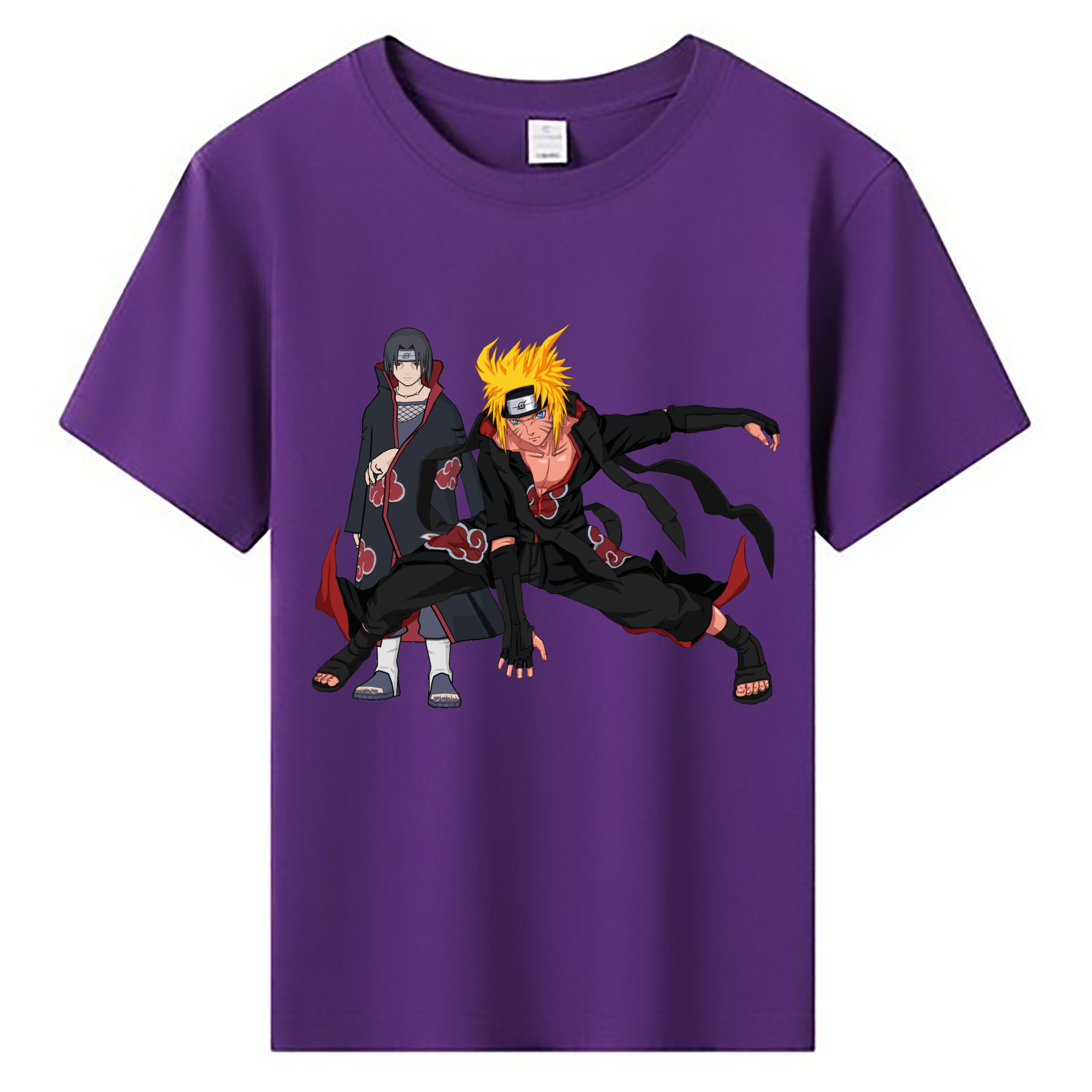 （画像用） NARUTO -ナルト- うずまき ナルト Uzumaki Naruto 綿100％キッズTシャツ（フロントプリント）