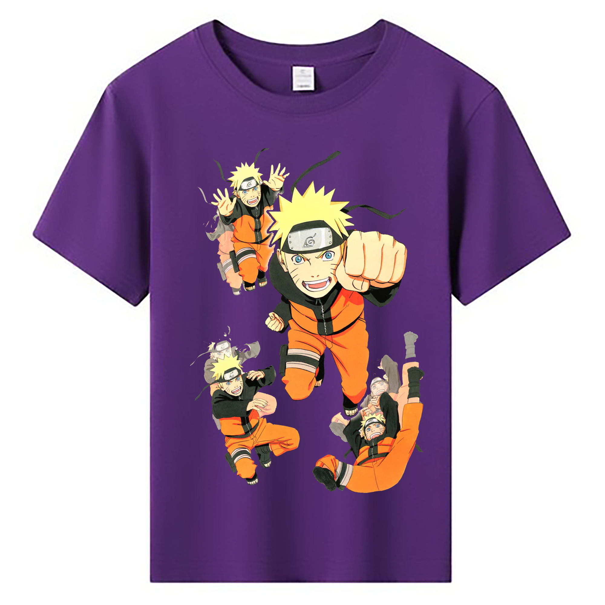 （画像用） NARUTO -ナルト- うずまき ナルト Uzumaki Naruto 綿100％キッズTシャツ（フロントプリント）