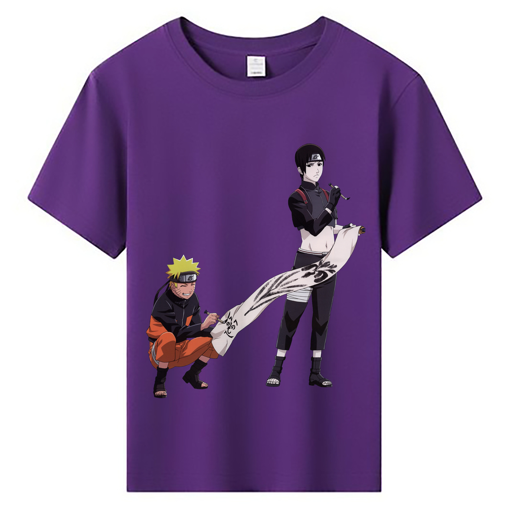 （画像用） NARUTO -ナルト- うずまき ナルト Uzumaki Naruto 綿100％キッズTシャツ（フロントプリント）