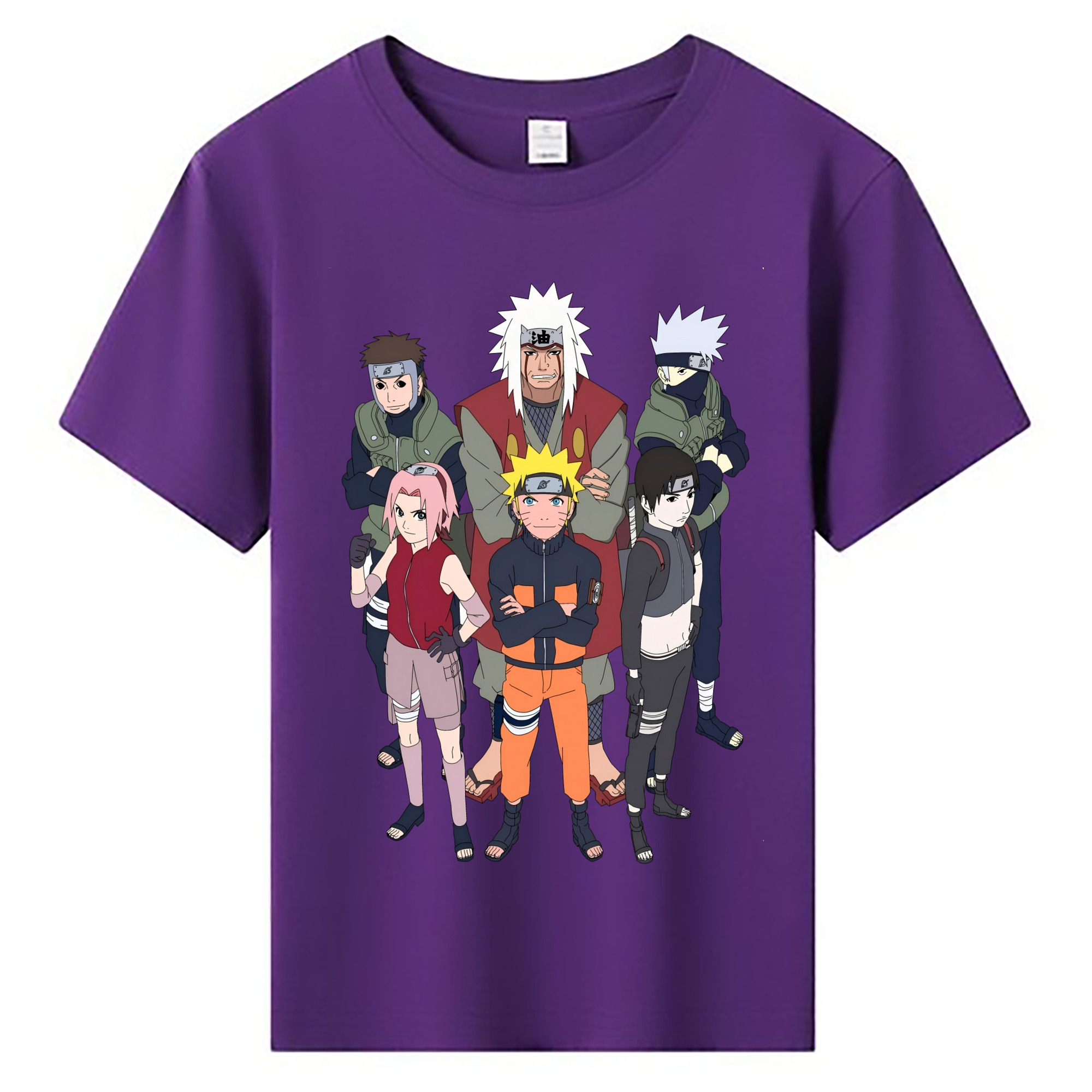 （画像用） NARUTO -ナルト- うずまき ナルト Uzumaki Naruto 綿100％キッズTシャツ（フロントプリント）
