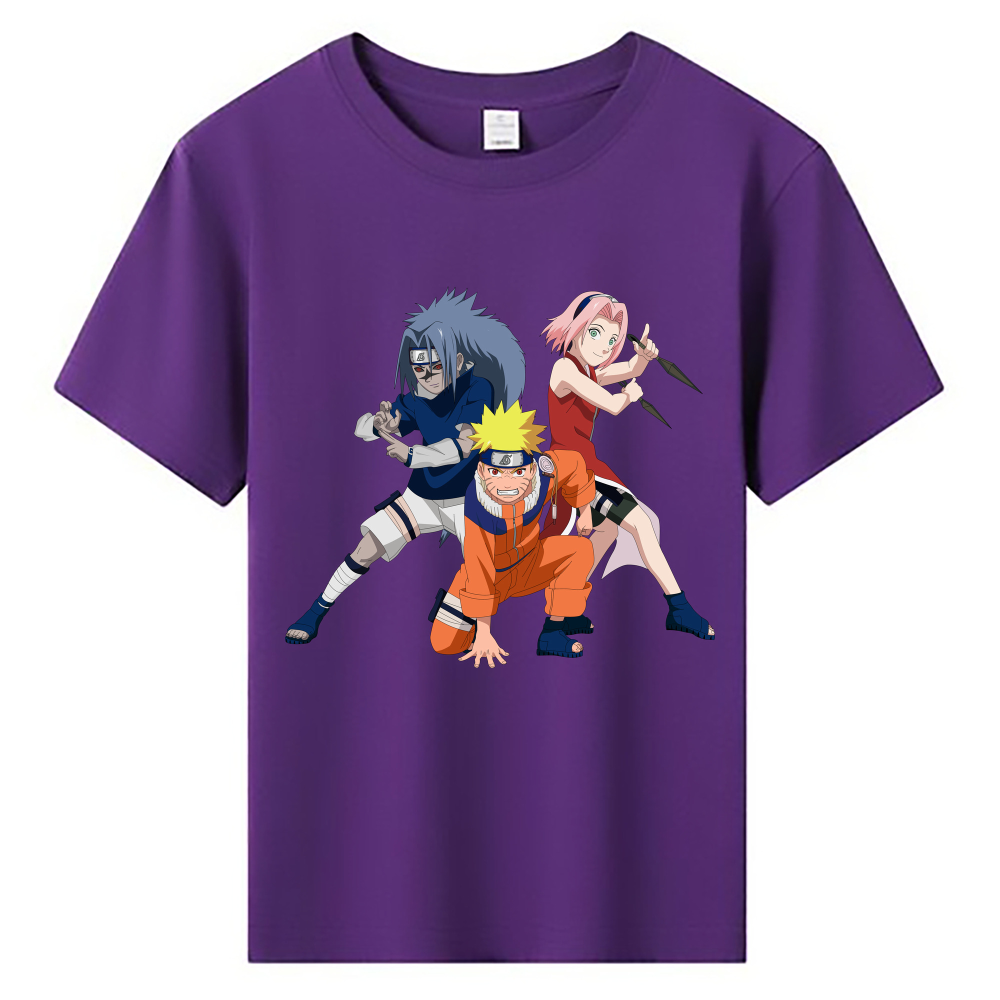 （画像用） NARUTO -ナルト- うずまき ナルト Uzumaki Naruto 綿100％キッズTシャツ（フロントプリント）