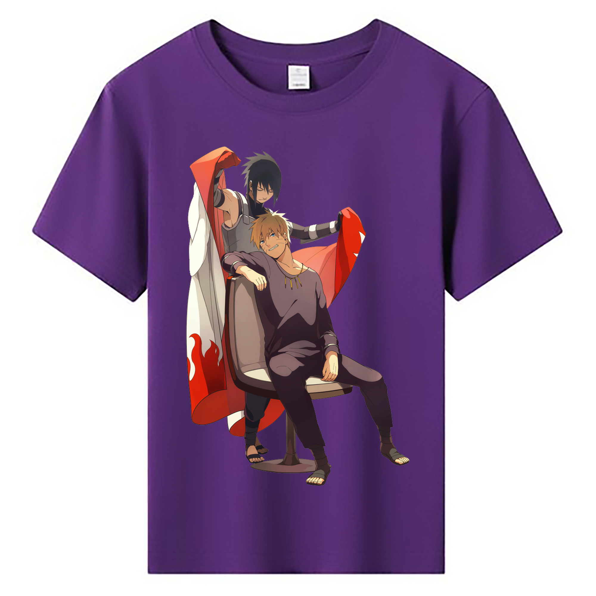 （画像用） NARUTO -ナルト- うずまき ナルト Uzumaki Naruto 綿100％キッズTシャツ（フロントプリント）