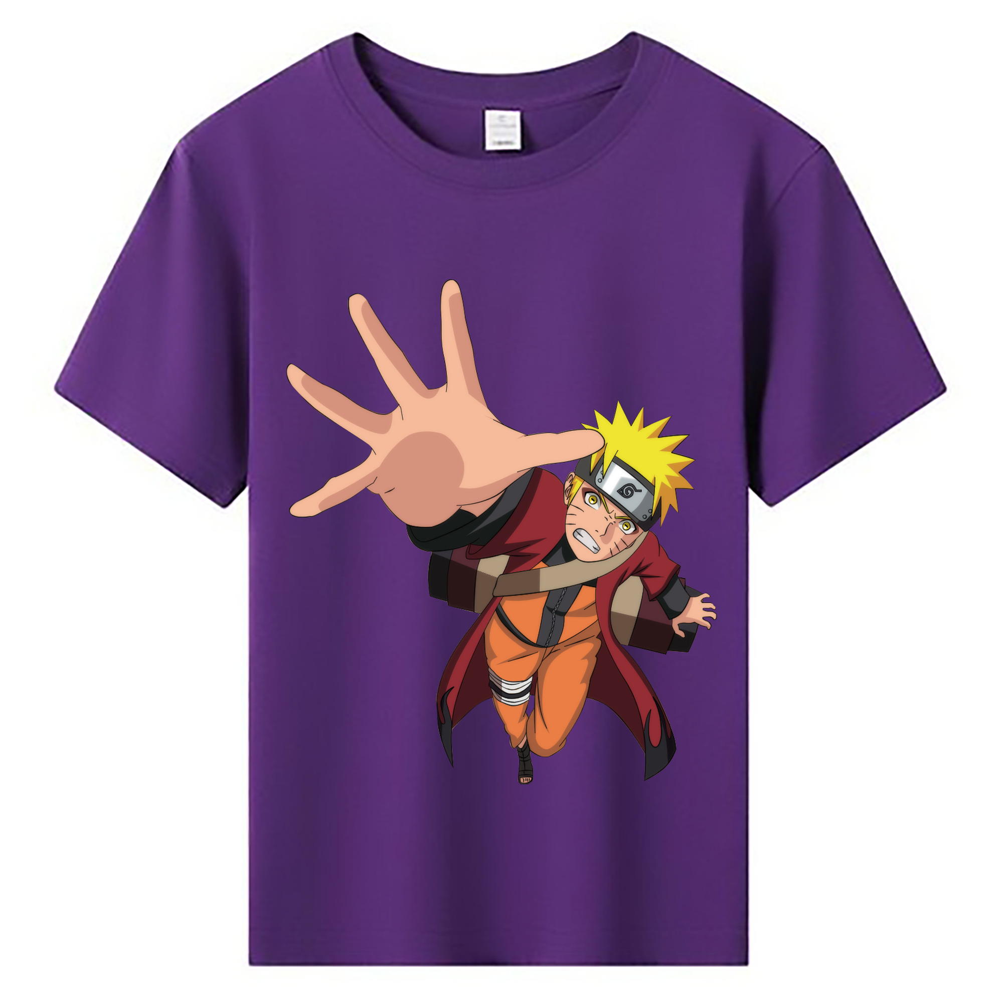 （画像用） NARUTO -ナルト- うずまき ナルト Uzumaki Naruto 綿100％キッズTシャツ（フロントプリント）