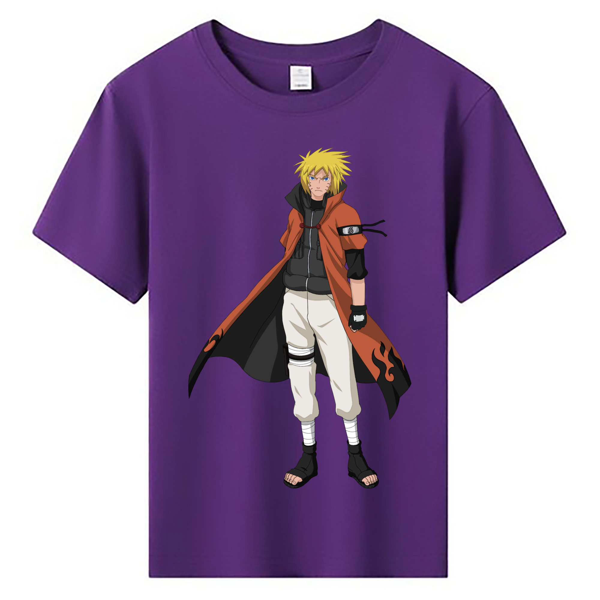 （画像用） NARUTO -ナルト- うずまき ナルト Uzumaki Naruto 綿100％キッズTシャツ（フロントプリント）
