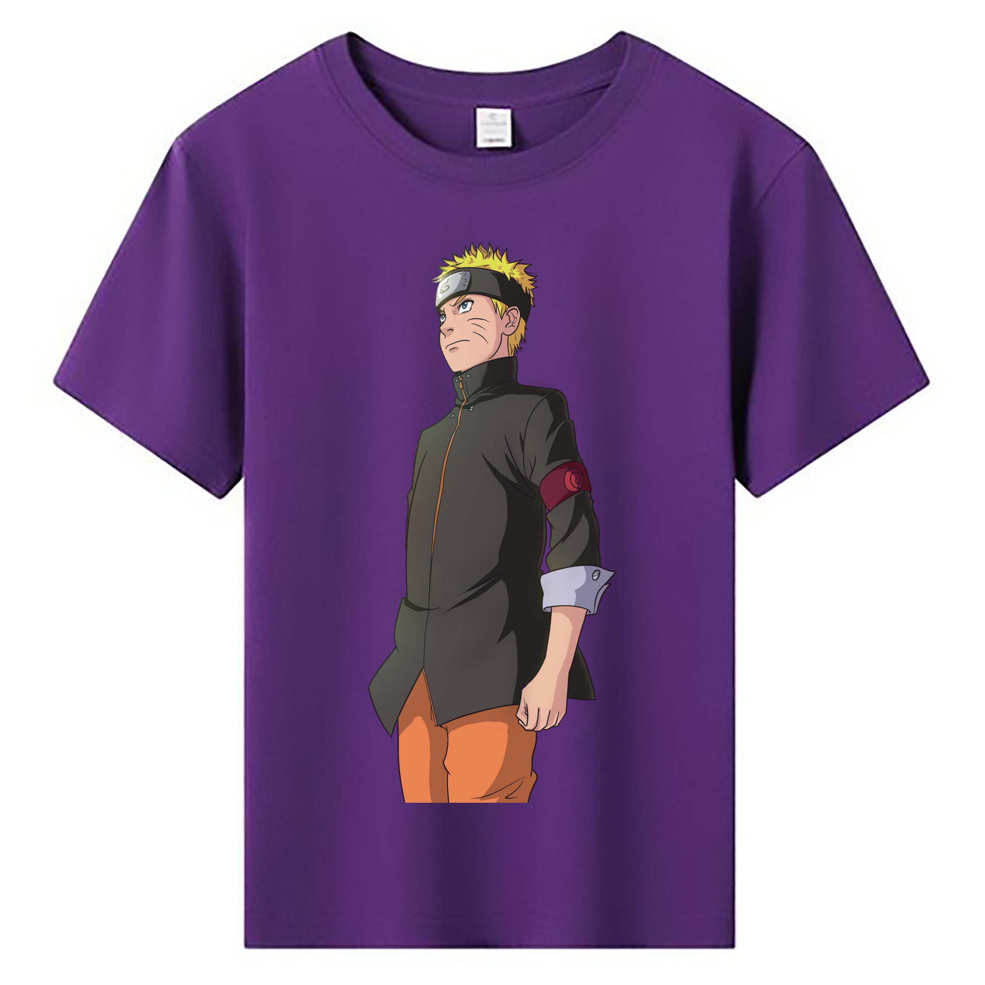 （画像用） NARUTO -ナルト- うずまき ナルト Uzumaki Naruto 綿100％キッズTシャツ（フロントプリント）