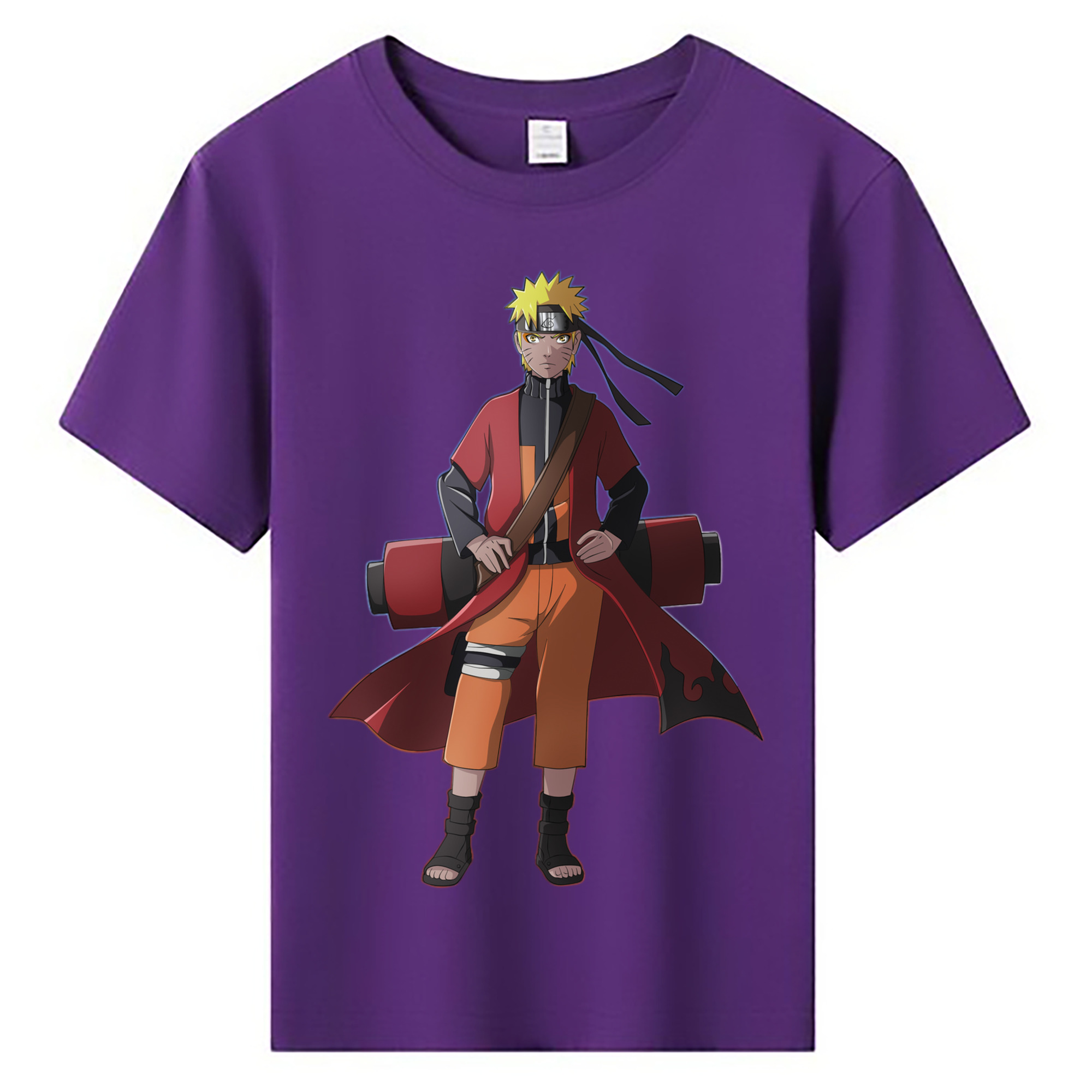 （画像用） NARUTO -ナルト- うずまき ナルト Uzumaki Naruto 綿100％キッズTシャツ（フロントプリント）