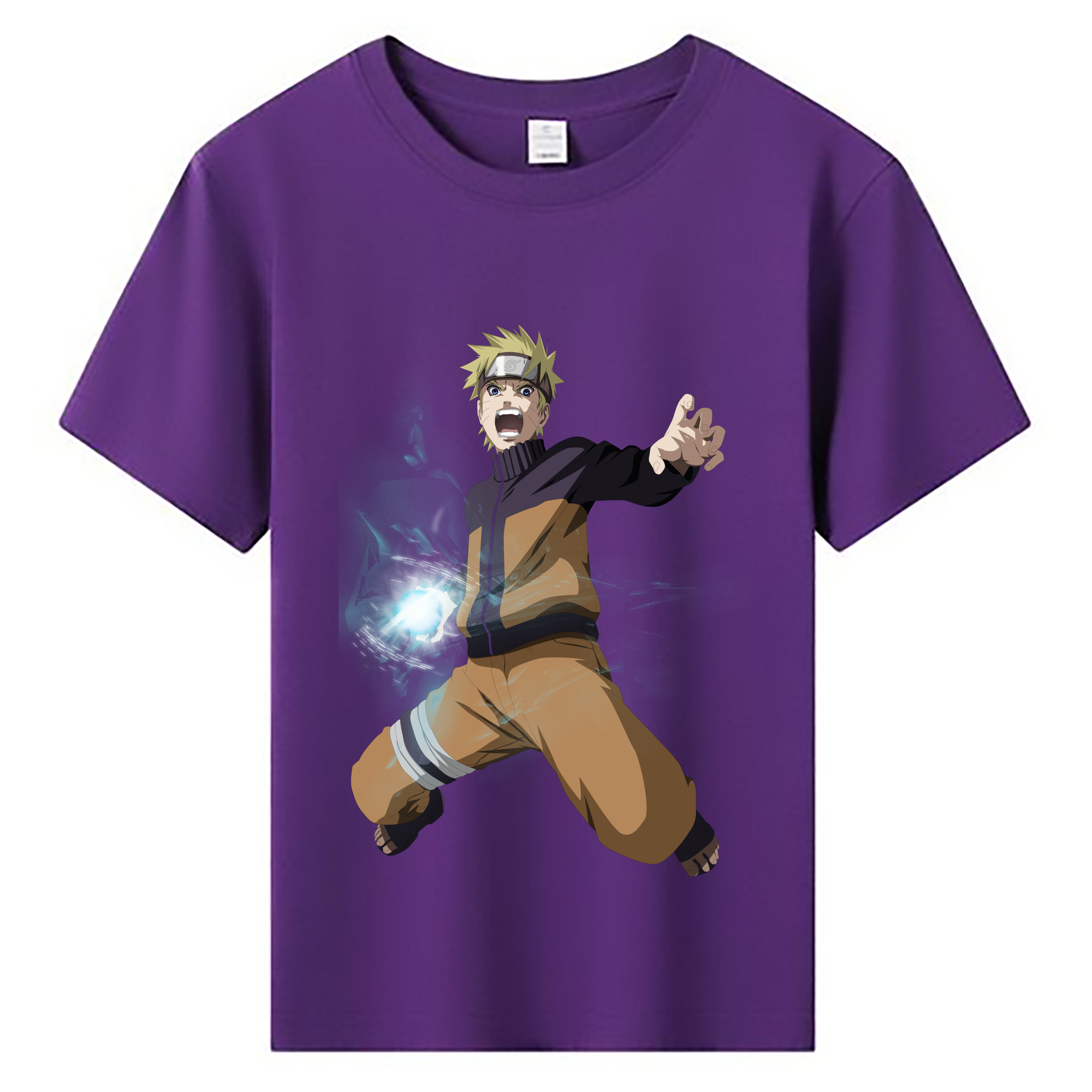（画像用） NARUTO -ナルト- うずまき ナルト Uzumaki Naruto 綿100％キッズTシャツ（フロントプリント）