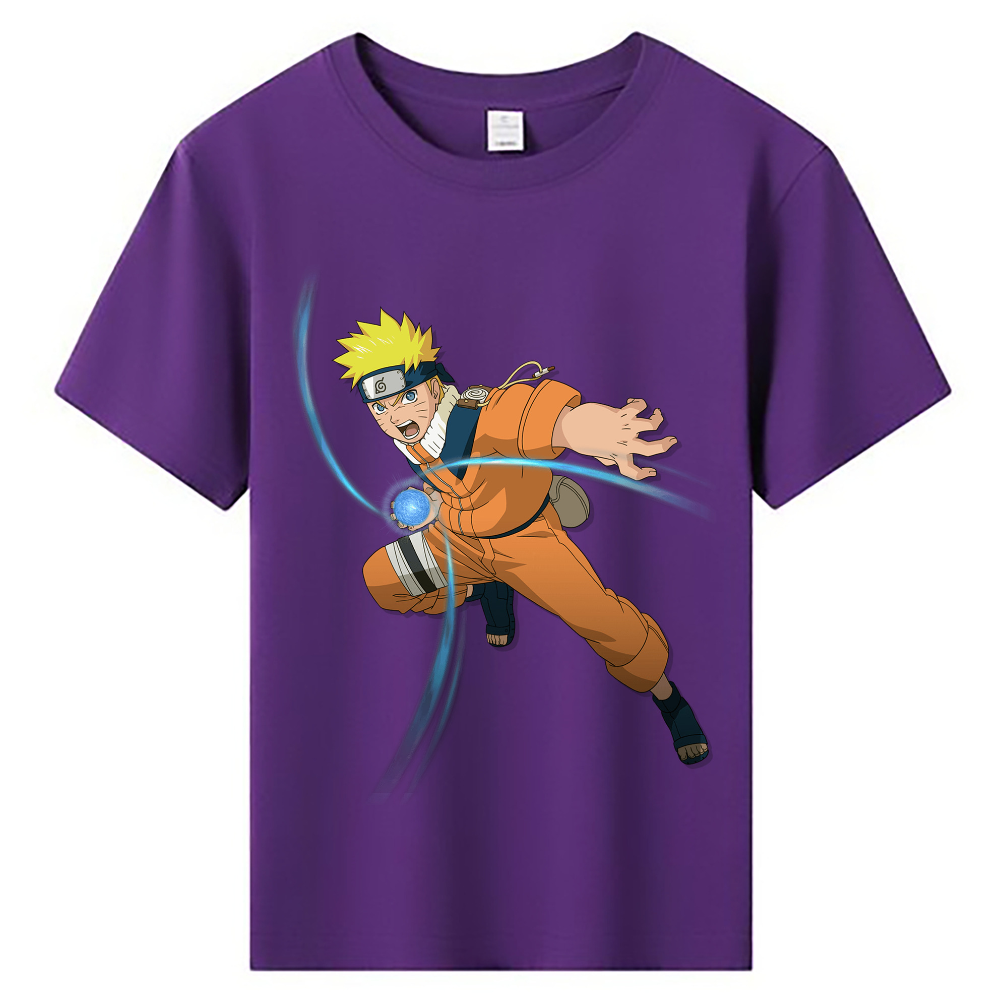 （画像用） NARUTO -ナルト- うずまき ナルト Uzumaki Naruto 綿100％キッズTシャツ（フロントプリント）