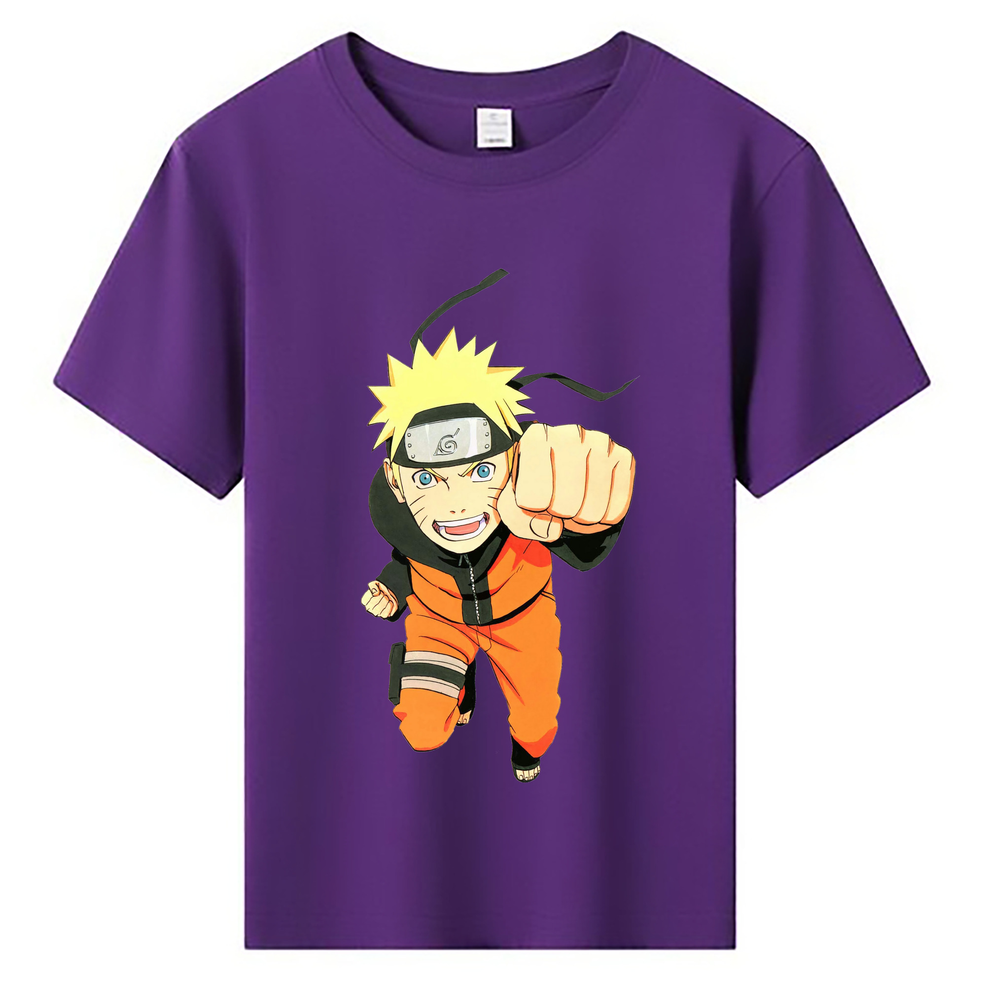 （画像用） NARUTO -ナルト- うずまき ナルト Uzumaki Naruto 綿100％キッズTシャツ（フロントプリント）
