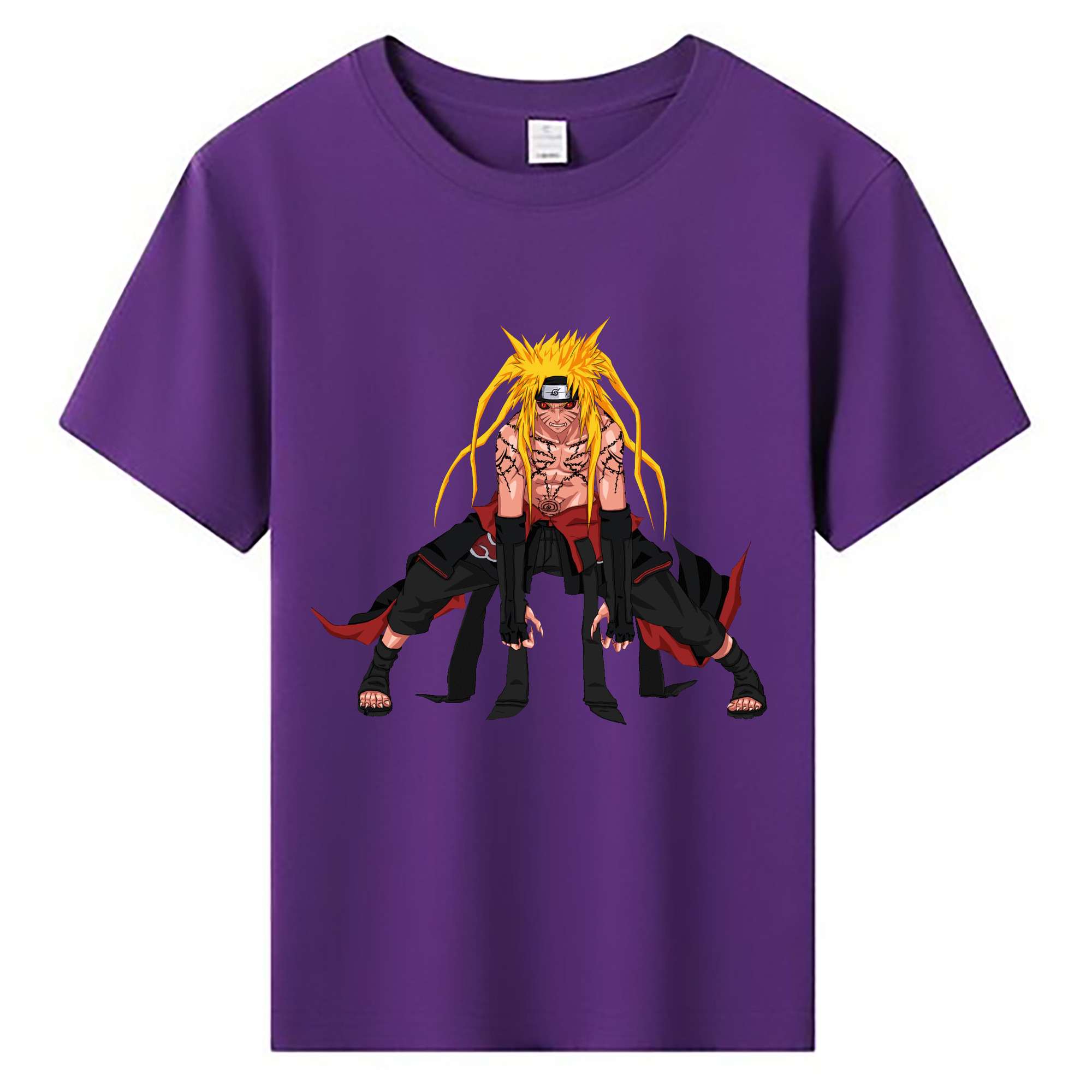 （画像用） NARUTO -ナルト- うずまき ナルト Uzumaki Naruto 綿100％キッズTシャツ（フロントプリント）