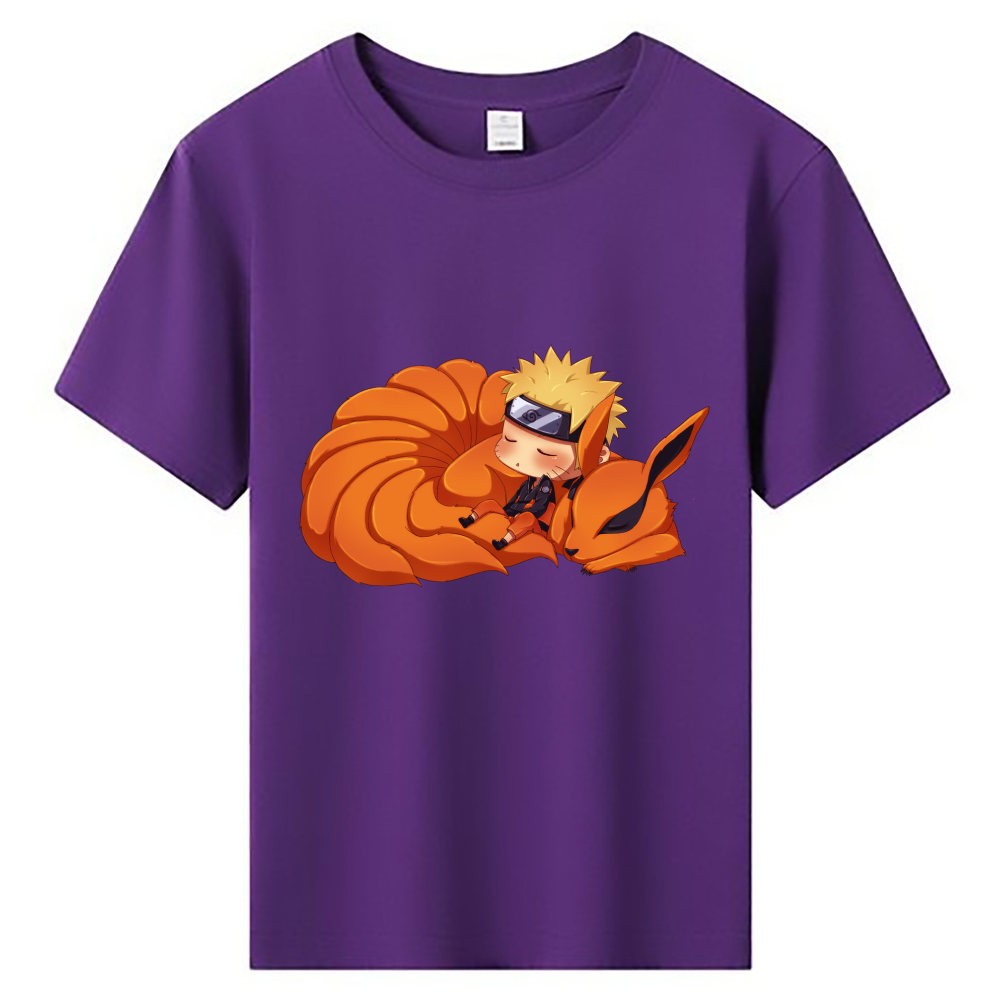 （画像用） NARUTO -ナルト- うずまき ナルト Uzumaki Naruto 綿100％キッズTシャツ（フロントプリント）
