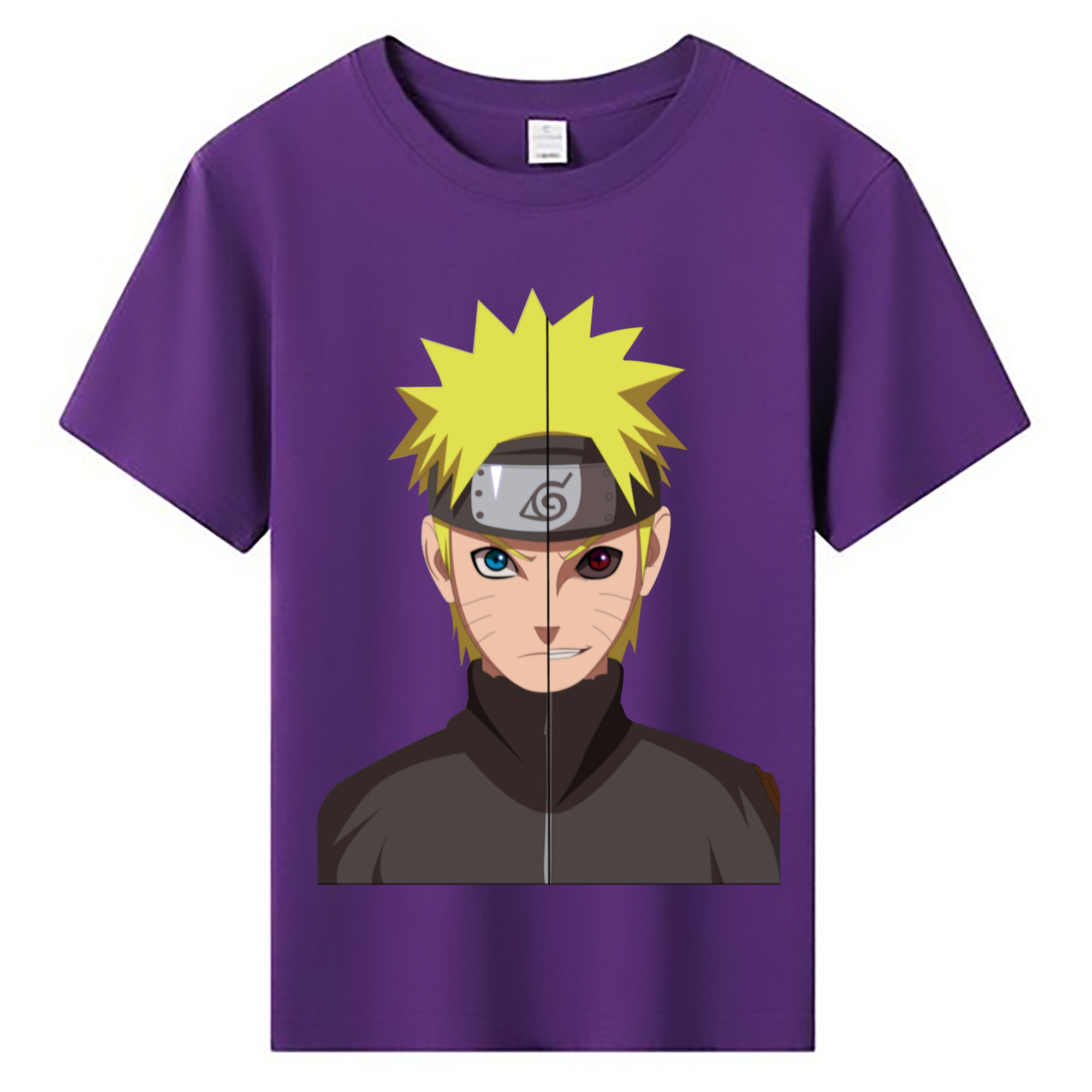 （画像用） NARUTO -ナルト- うずまき ナルト Uzumaki Naruto 綿100％キッズTシャツ（フロントプリント）