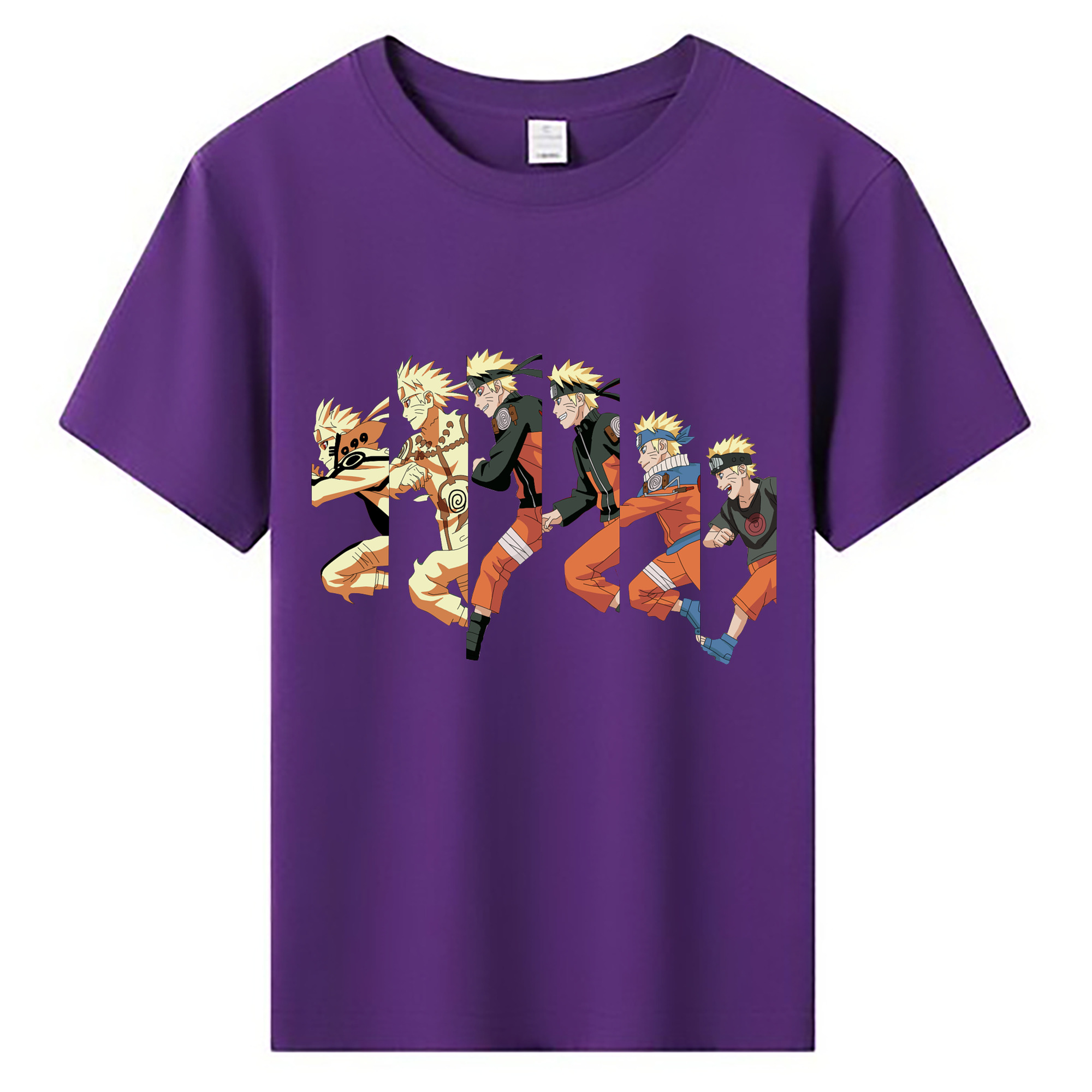 （画像用） NARUTO -ナルト- うずまき ナルト Uzumaki Naruto 綿100％キッズTシャツ（フロントプリント）