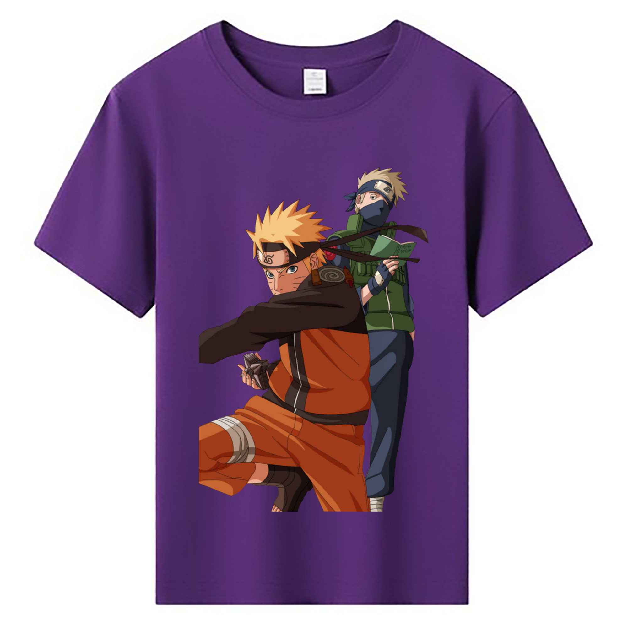 （画像用） NARUTO -ナルト- うずまき ナルト Uzumaki Naruto 綿100％キッズTシャツ（フロントプリント）