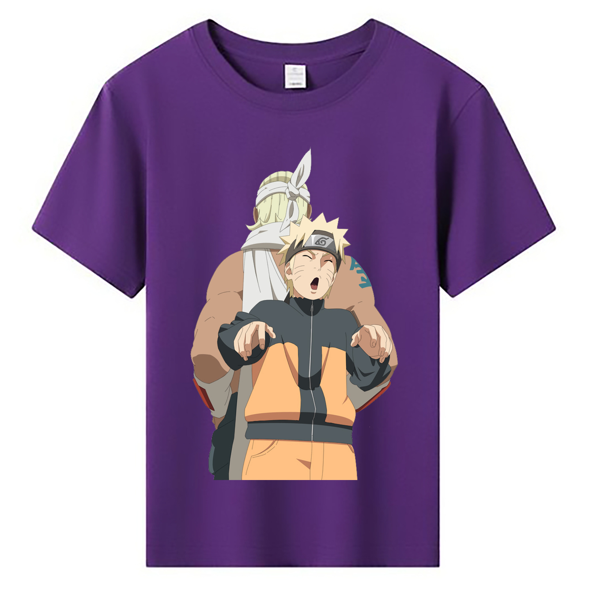 （画像用） NARUTO -ナルト- うずまき ナルト Uzumaki Naruto 綿100％キッズTシャツ（フロントプリント）