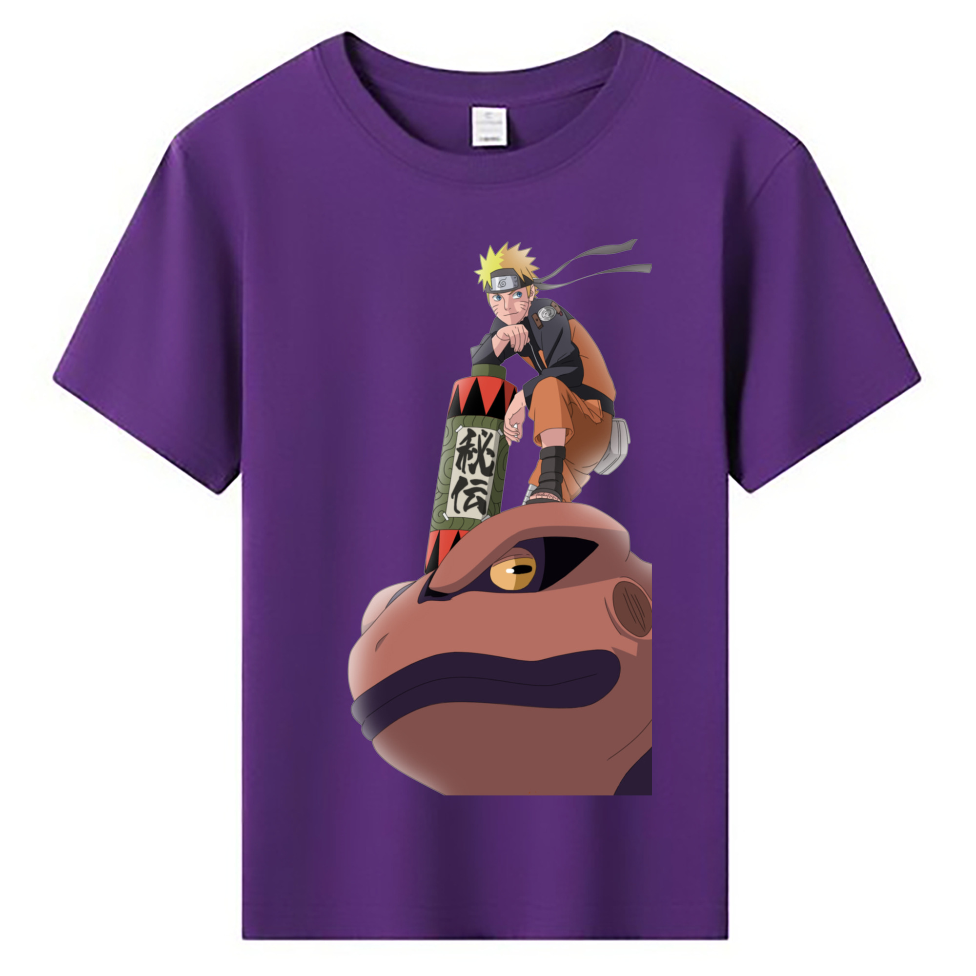 （画像用） NARUTO -ナルト- うずまき ナルト Uzumaki Naruto 綿100％キッズTシャツ（フロントプリント）