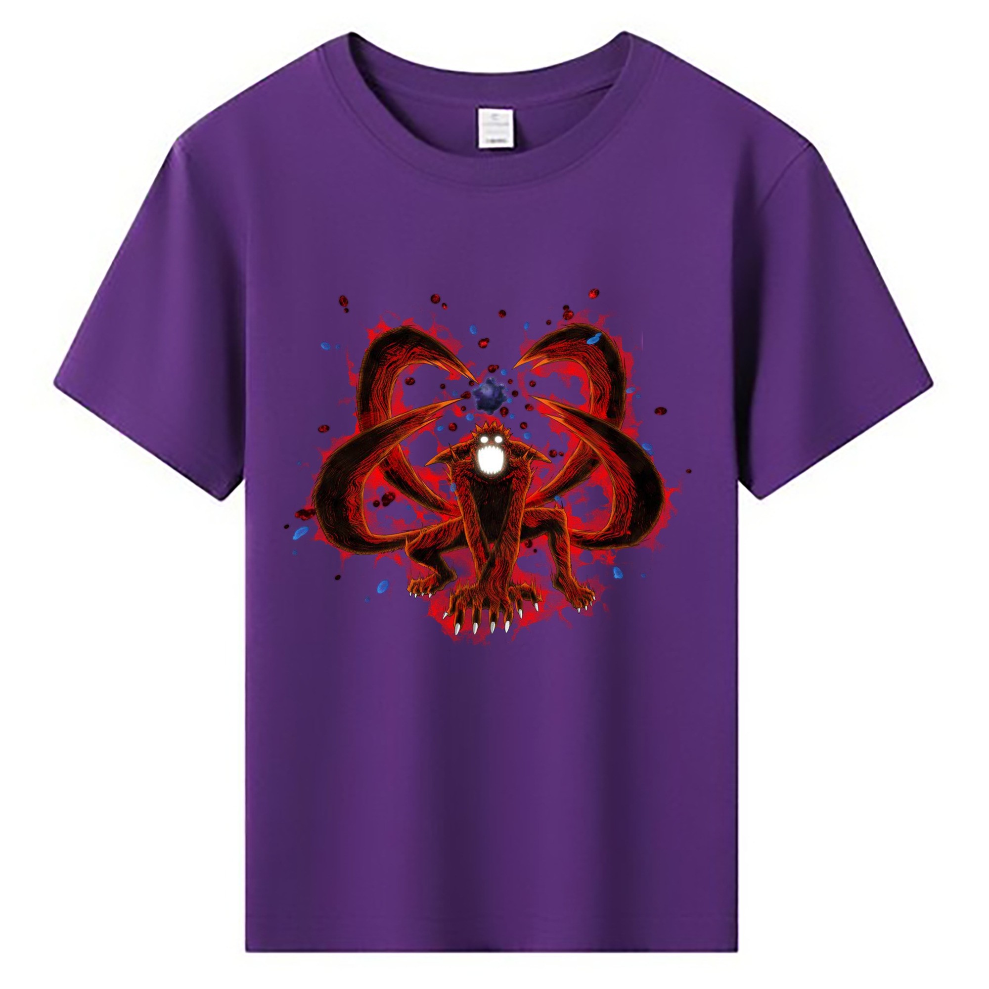 （画像用） NARUTO -ナルト- うずまき ナルト Uzumaki Naruto 綿100％キッズTシャツ（フロントプリント）