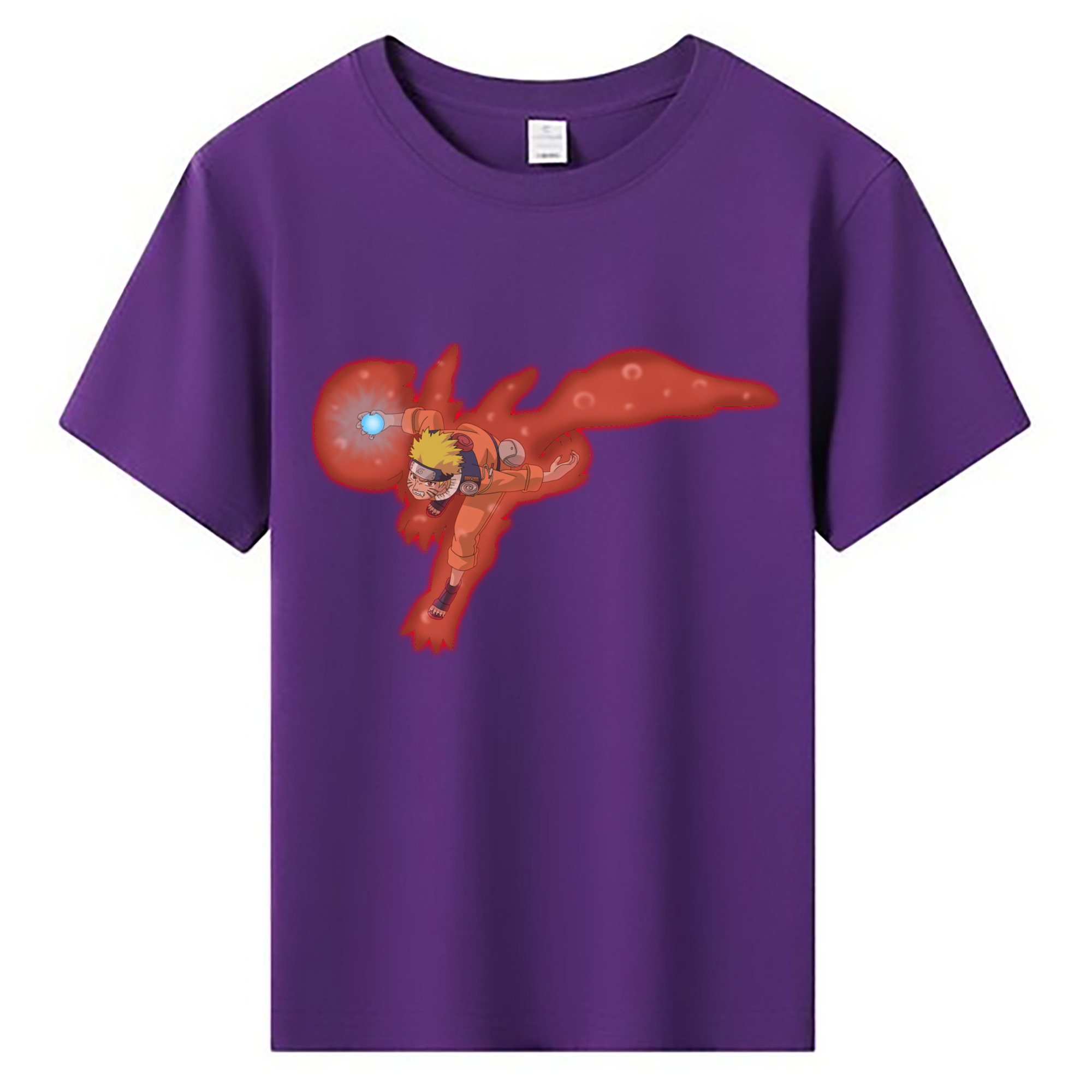 （画像用） NARUTO -ナルト- うずまき ナルト Uzumaki Naruto 綿100％キッズTシャツ（フロントプリント）
