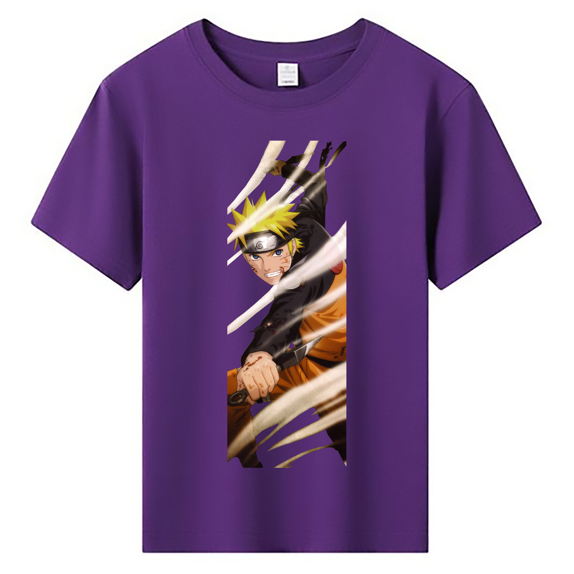 （画像用） NARUTO -ナルト- うずまき ナルト Uzumaki Naruto 綿100％キッズTシャツ（フロントプリント）