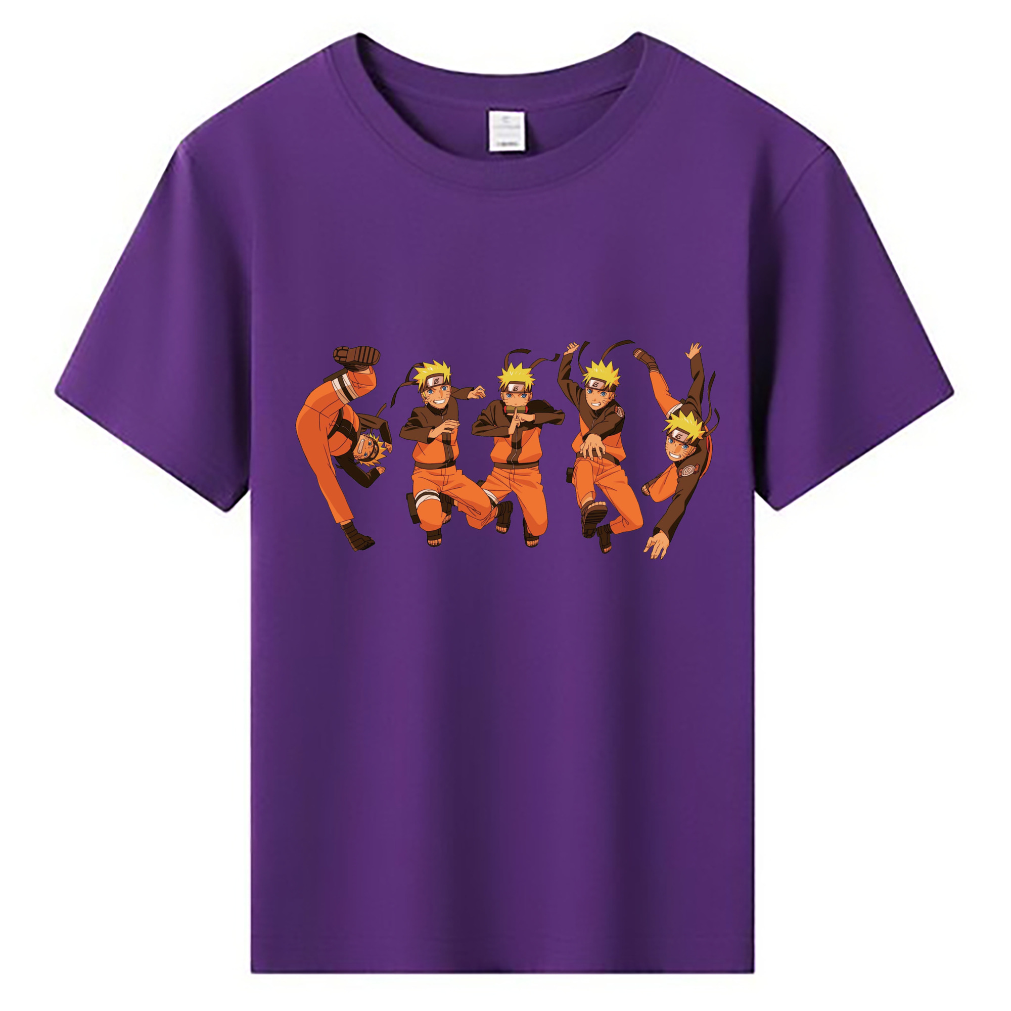 （画像用） NARUTO -ナルト- うずまき ナルト Uzumaki Naruto 綿100％キッズTシャツ（フロントプリント）