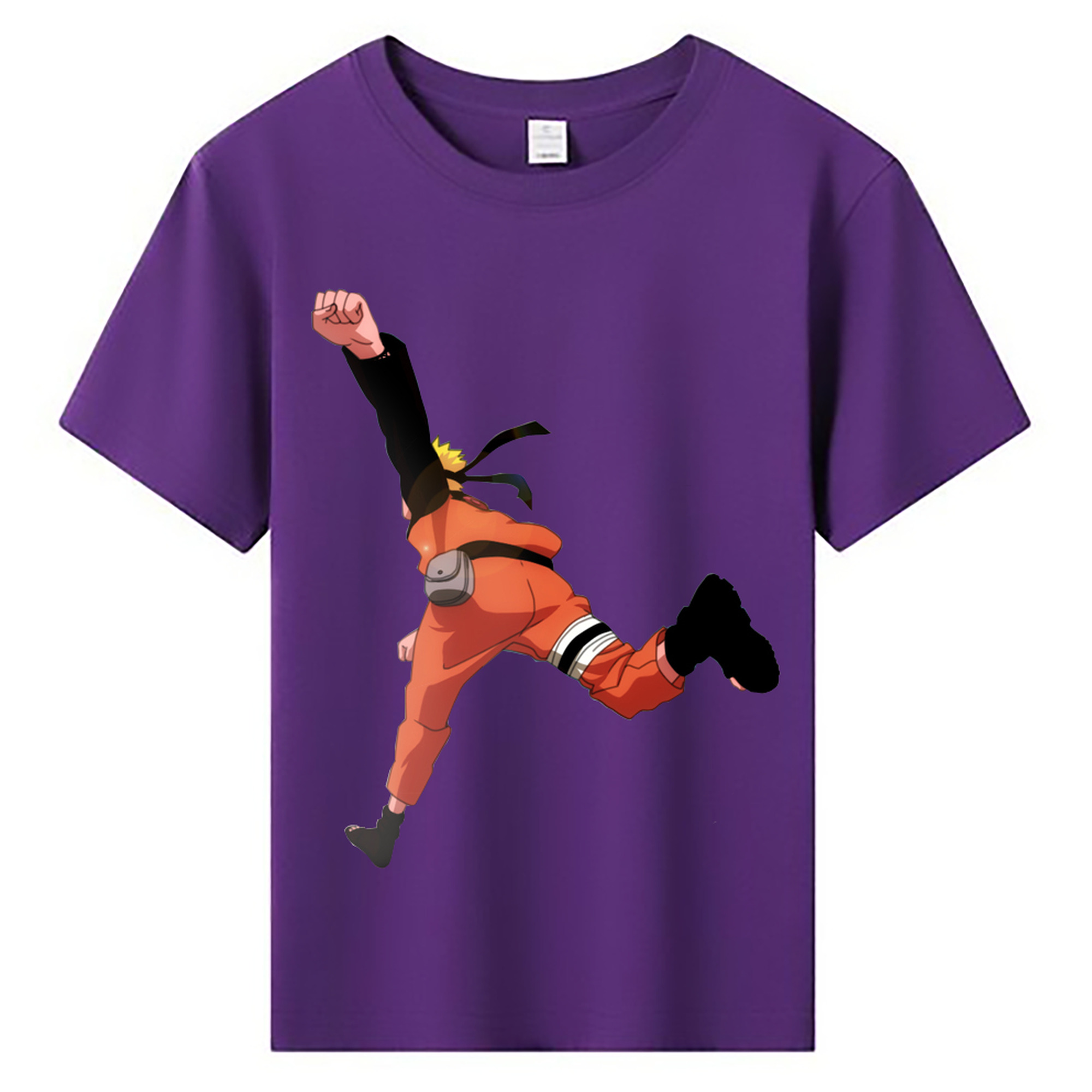 （画像用） NARUTO -ナルト- うずまき ナルト Uzumaki Naruto 綿100％キッズTシャツ（フロントプリント）