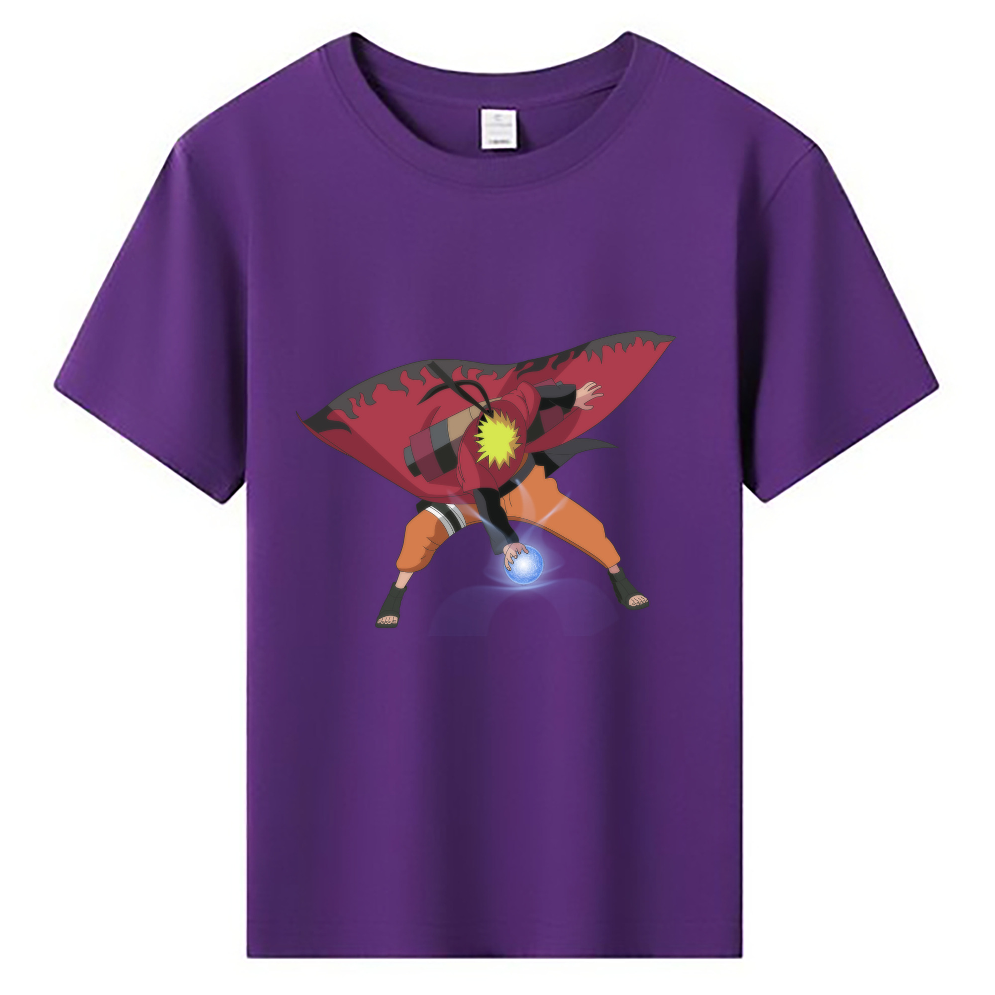 （画像用） NARUTO -ナルト- うずまき ナルト Uzumaki Naruto 綿100％キッズTシャツ（フロントプリント）