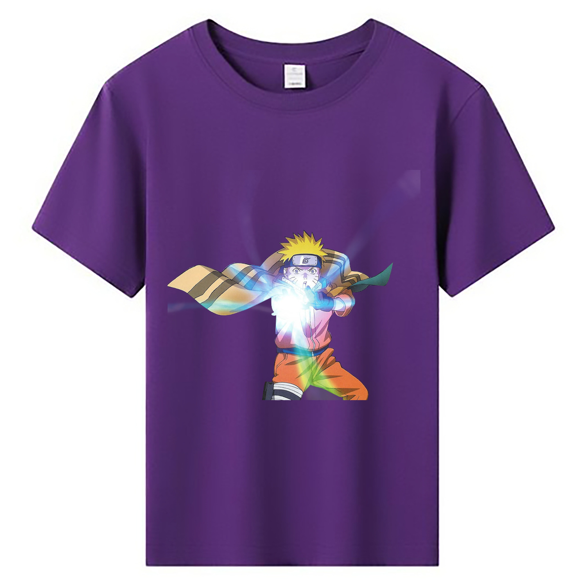 （画像用） NARUTO -ナルト- うずまき ナルト Uzumaki Naruto 綿100％キッズTシャツ（フロントプリント）