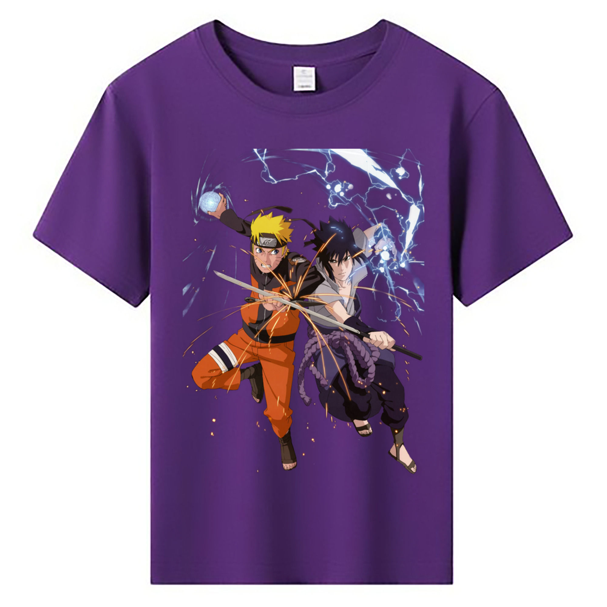 （画像用） NARUTO -ナルト- うずまき ナルト Uzumaki Naruto 綿100％キッズTシャツ（フロントプリント）