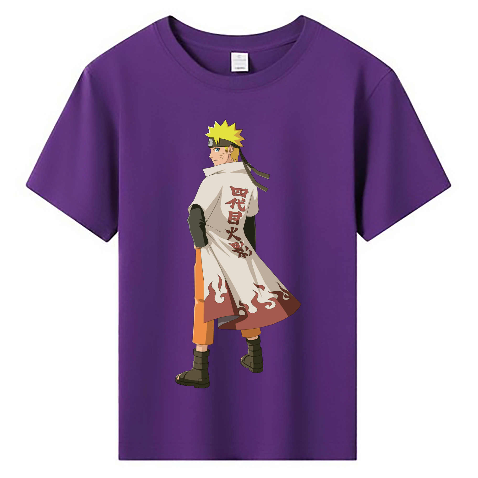 （画像用） NARUTO -ナルト- うずまき ナルト Uzumaki Naruto 綿100％キッズTシャツ（フロントプリント）