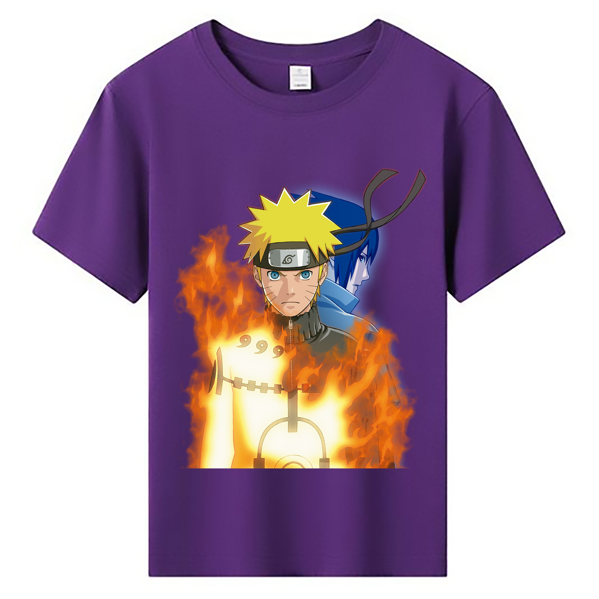 （画像用） NARUTO -ナルト- うずまき ナルト Uzumaki Naruto 綿100％キッズTシャツ（フロントプリント）