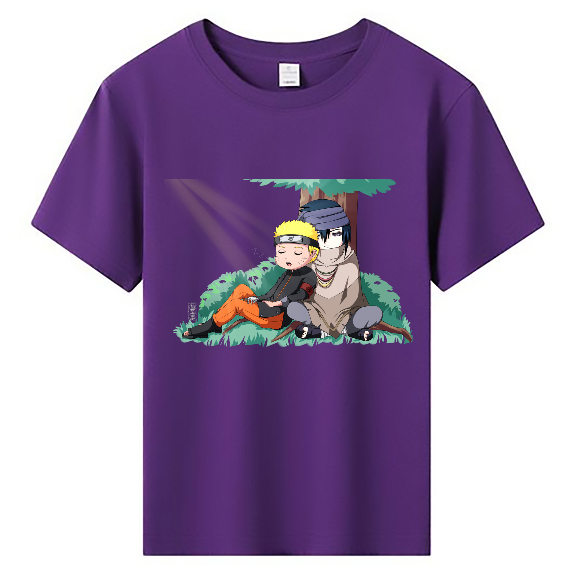 （画像用） NARUTO -ナルト- うずまき ナルト Uzumaki Naruto 綿100％キッズTシャツ（フロントプリント）