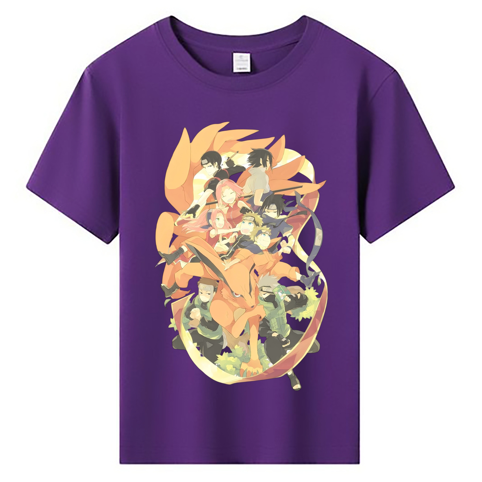 （画像用） NARUTO -ナルト- うずまき ナルト Uzumaki Naruto 綿100％キッズTシャツ（フロントプリント）