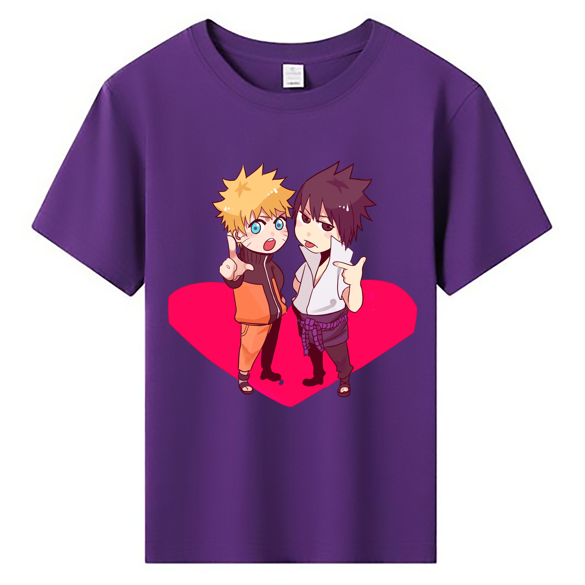 （画像用） NARUTO -ナルト- うずまき ナルト Uzumaki Naruto 綿100％キッズTシャツ（フロントプリント）