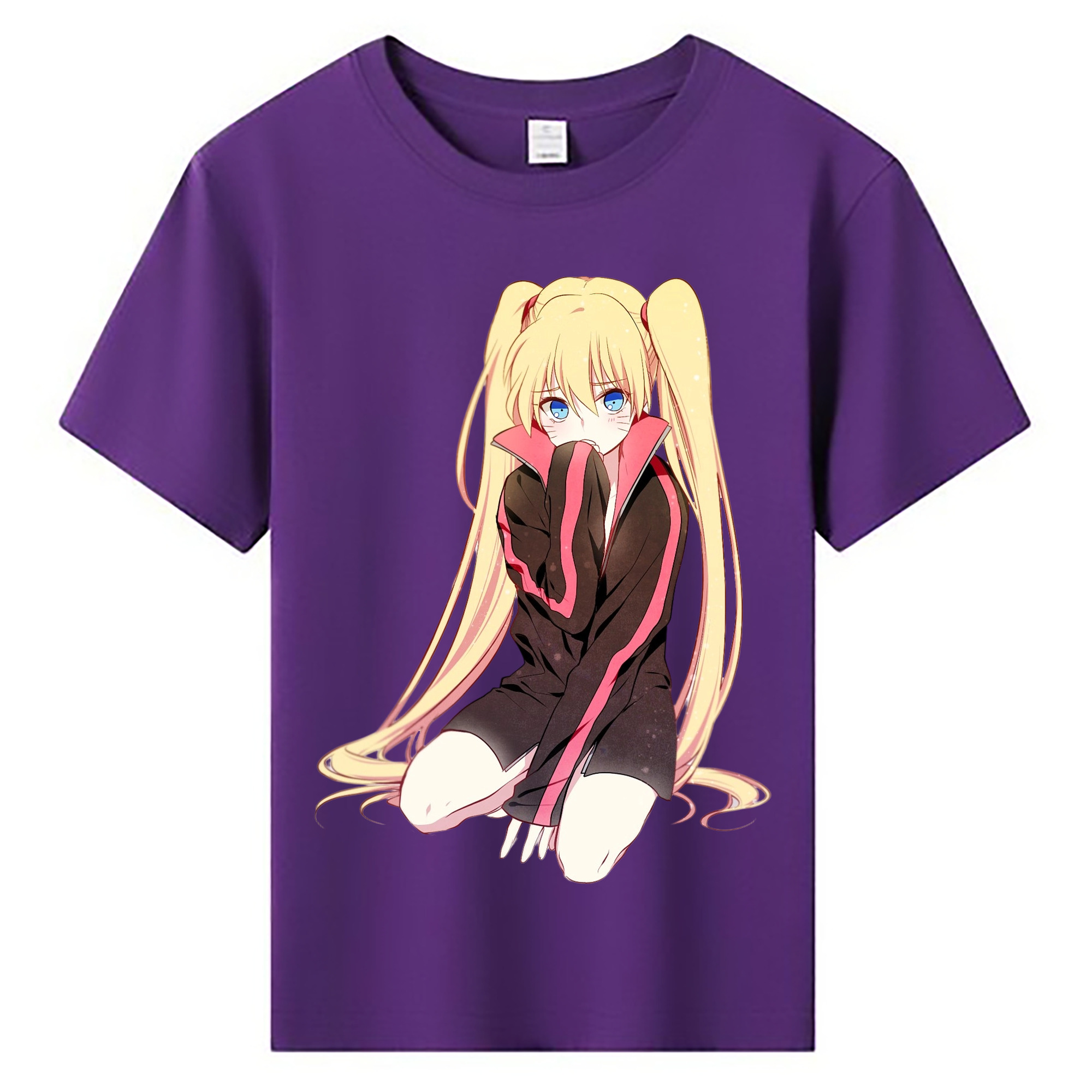 （画像用） NARUTO -ナルト- うずまき ナルト Uzumaki Naruto 綿100％キッズTシャツ（フロントプリント）
