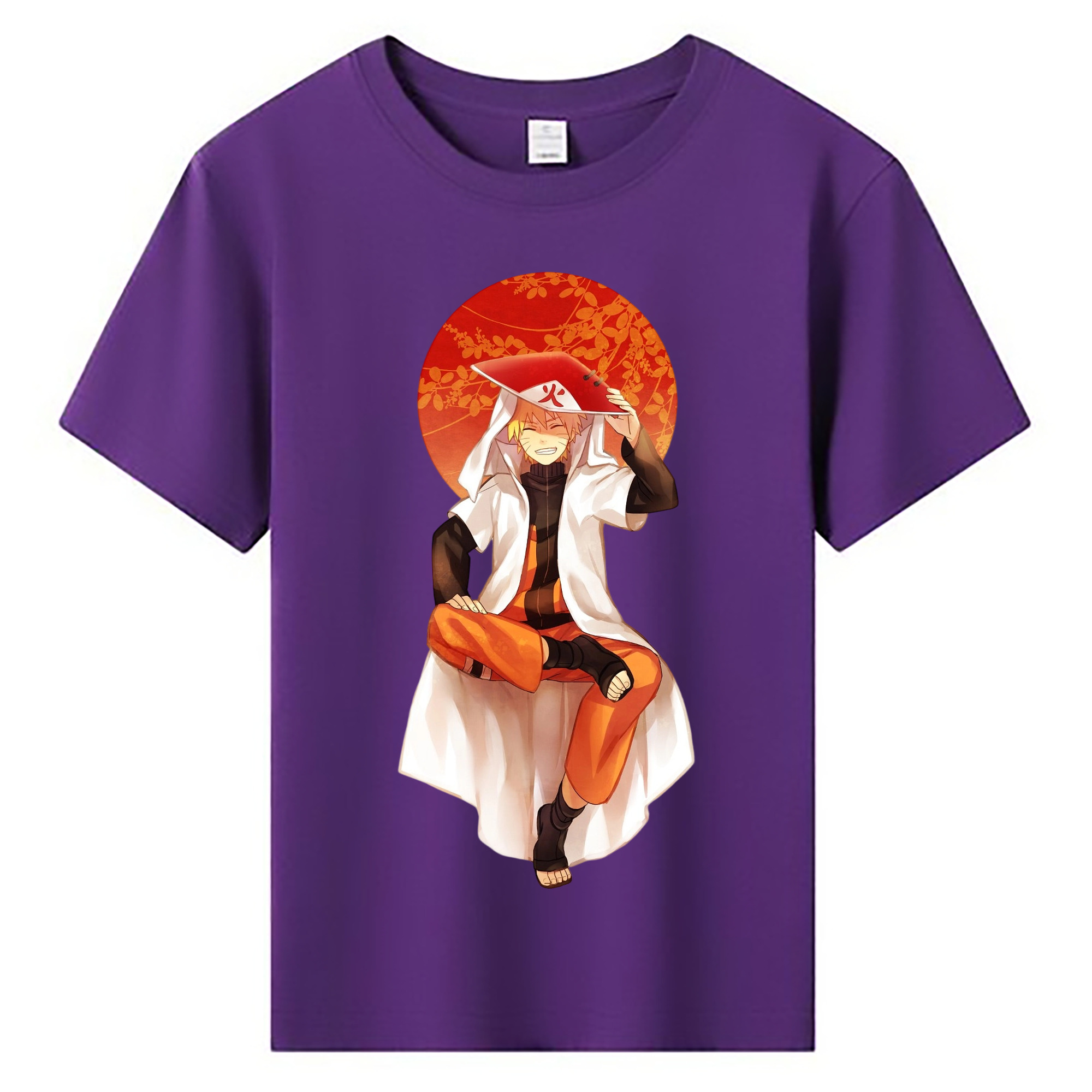 （画像用） NARUTO -ナルト- うずまき ナルト Uzumaki Naruto 綿100％キッズTシャツ（フロントプリント）