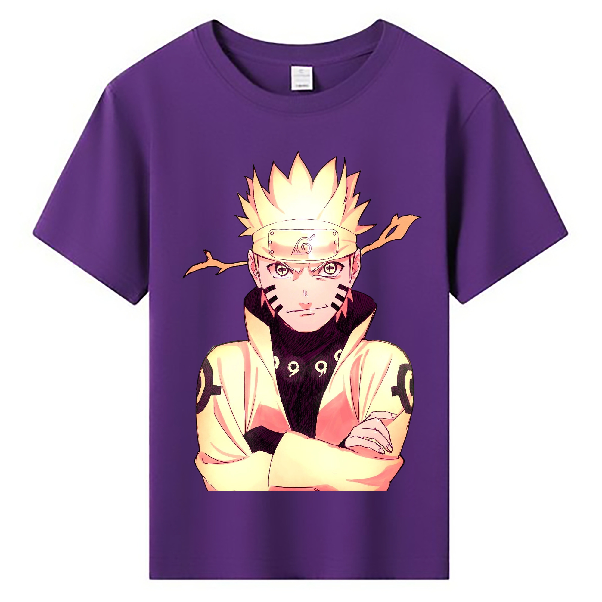 （画像用） NARUTO -ナルト- うずまき ナルト Uzumaki Naruto 綿100％キッズTシャツ（フロントプリント）