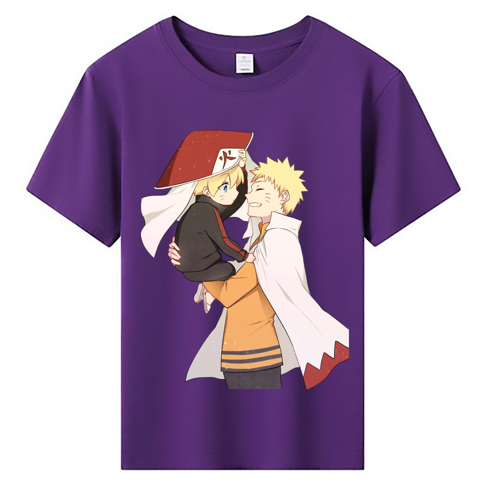 （画像用） NARUTO -ナルト- うずまき ナルト Uzumaki Naruto 綿100％キッズTシャツ（フロントプリント）