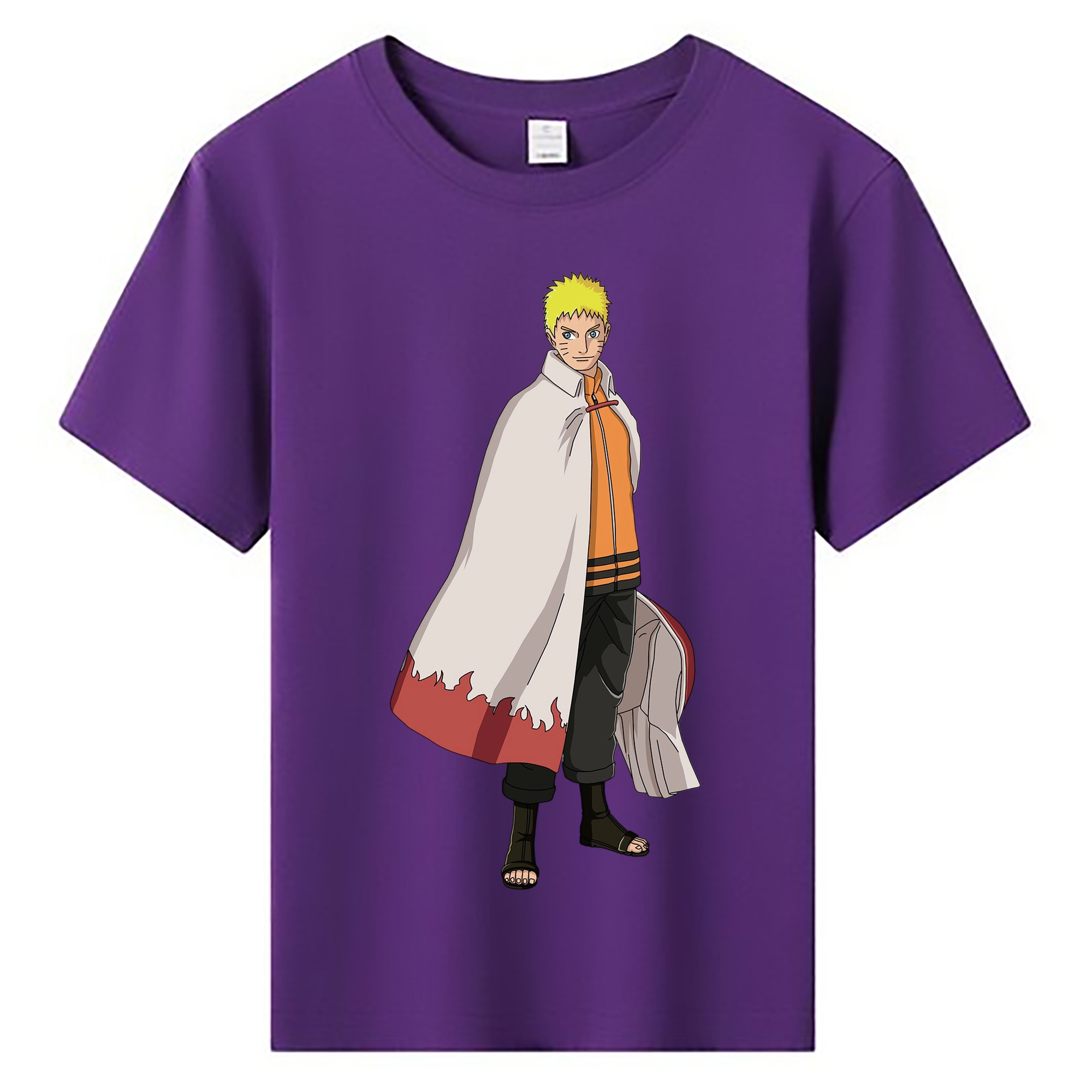 （画像用） NARUTO -ナルト- うずまき ナルト Uzumaki Naruto 綿100％キッズTシャツ（フロントプリント）