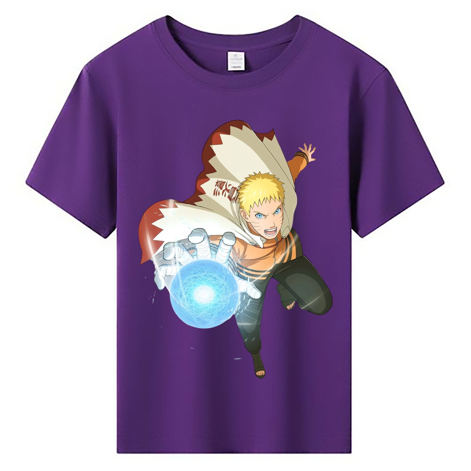 （画像用） NARUTO -ナルト- うずまき ナルト Uzumaki Naruto 綿100％キッズTシャツ（フロントプリント）