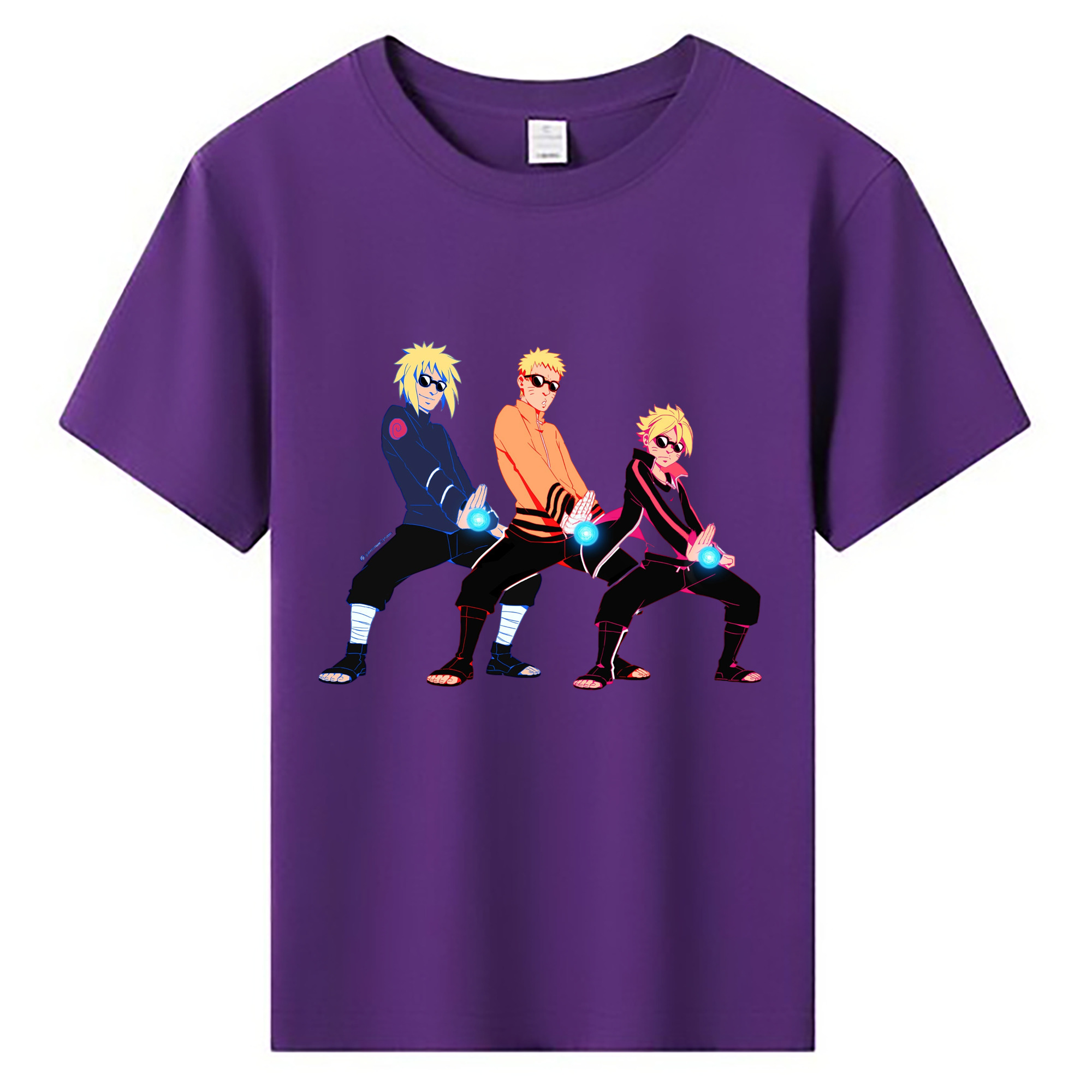 （画像用） NARUTO -ナルト- うずまき ナルト Uzumaki Naruto 綿100％キッズTシャツ（フロントプリント）