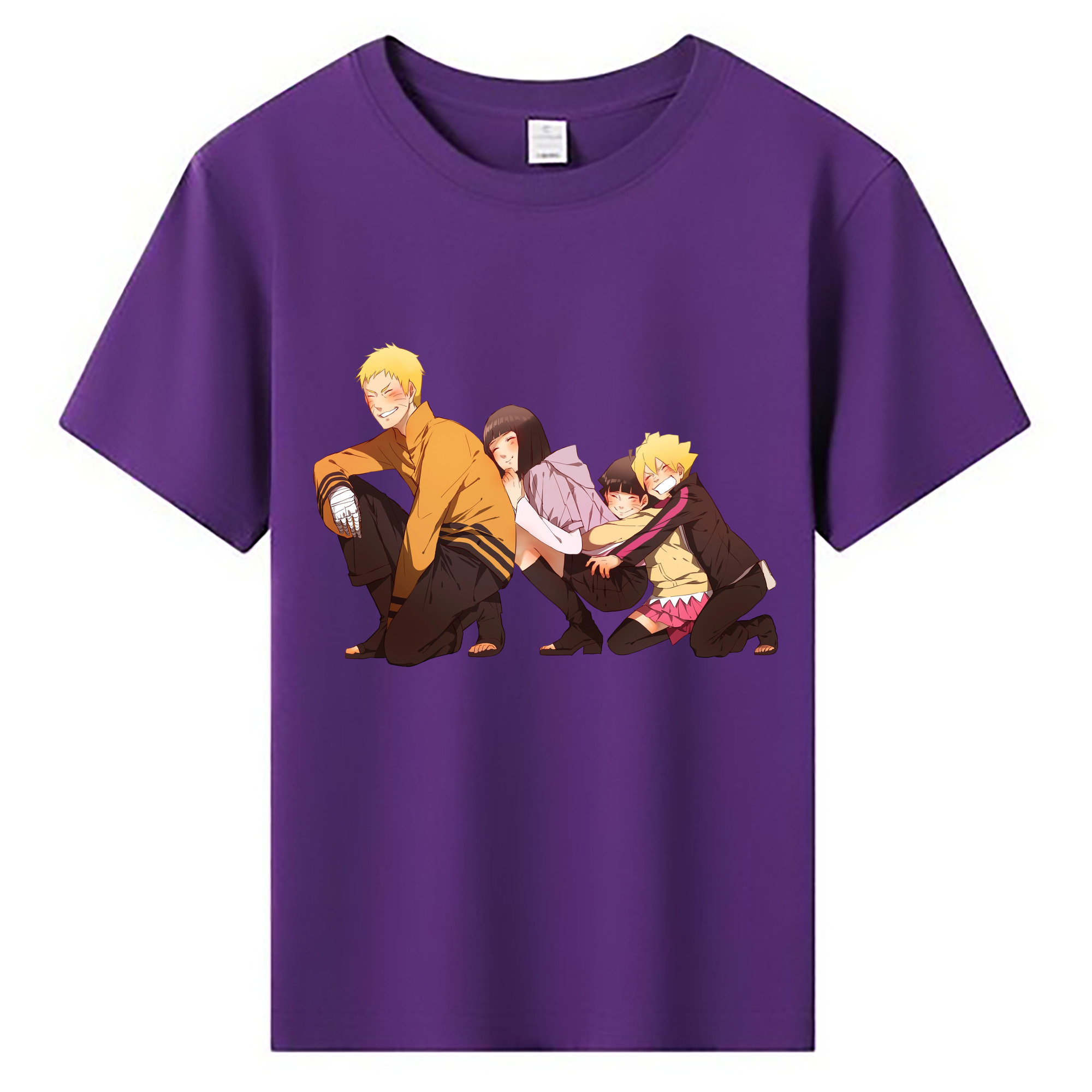 （画像用） NARUTO -ナルト- うずまき ナルト Uzumaki Naruto 綿100％キッズTシャツ（フロントプリント）