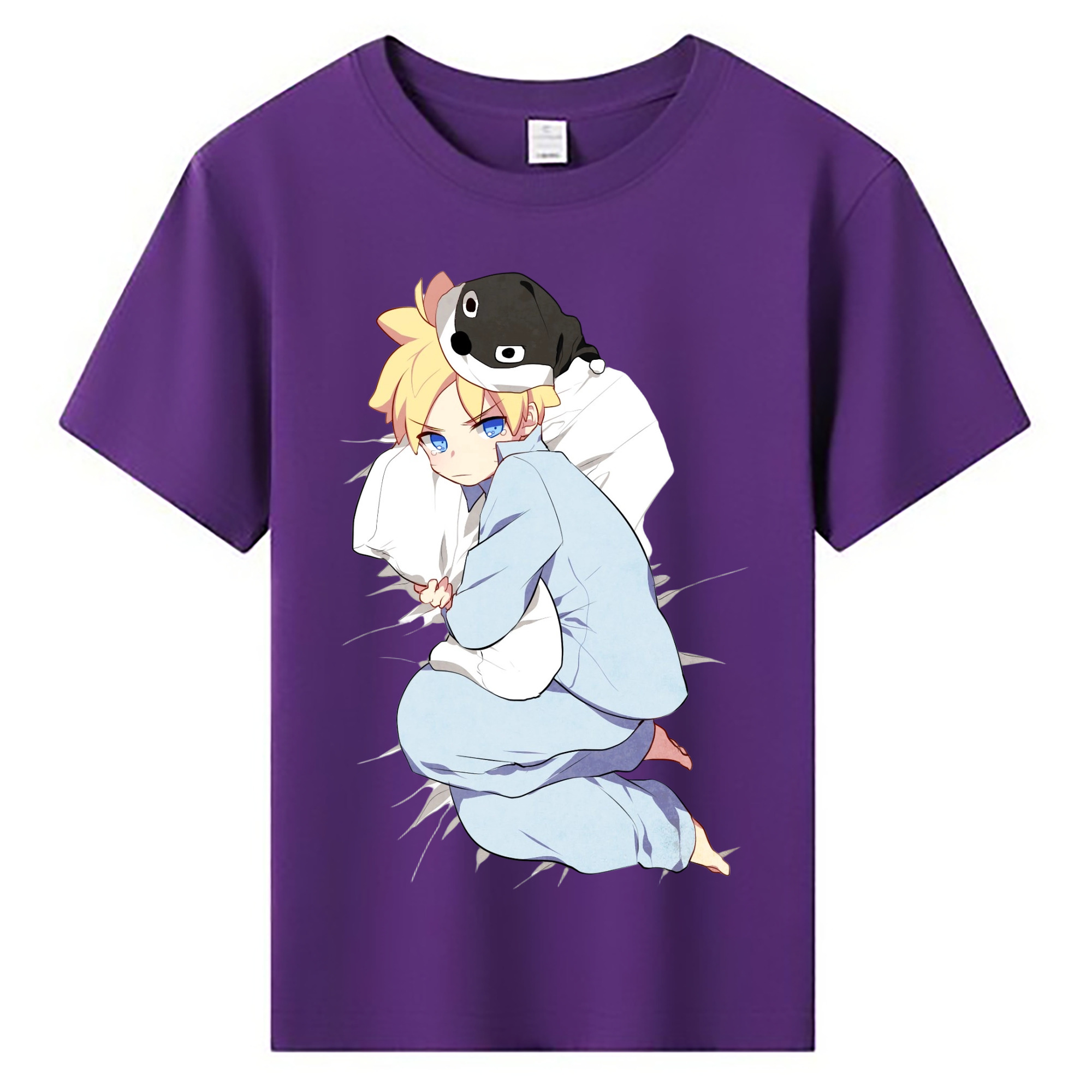 （画像用） NARUTO -ナルト- うずまき ナルト Uzumaki Naruto 綿100％キッズTシャツ（フロントプリント）