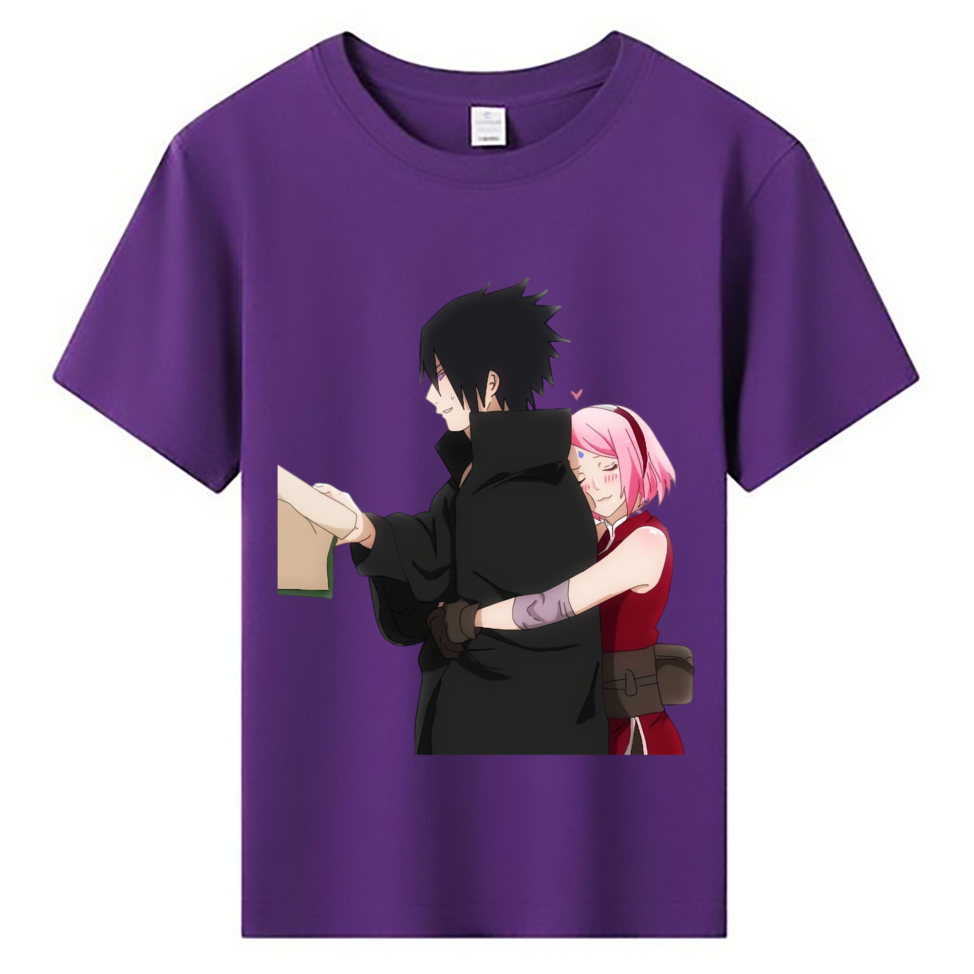 （画像用） NARUTO -ナルト- うちは サスケ Uchiha Sasuke 綿100％キッズTシャツ（フロントプリント）