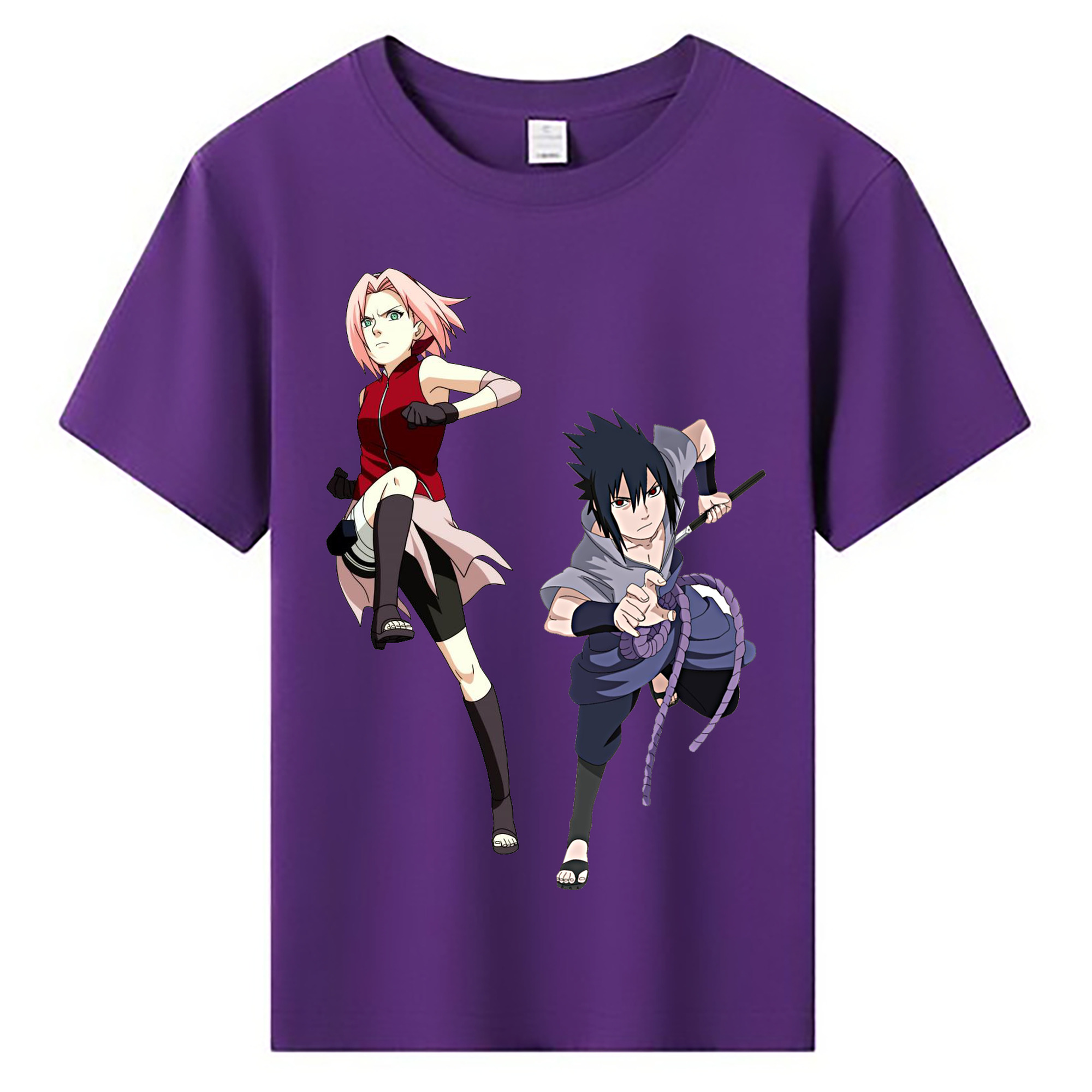 （画像用） NARUTO -ナルト- 春野サクラ Haruno Sakura 綿100％キッズTシャツ（フロントプリント）