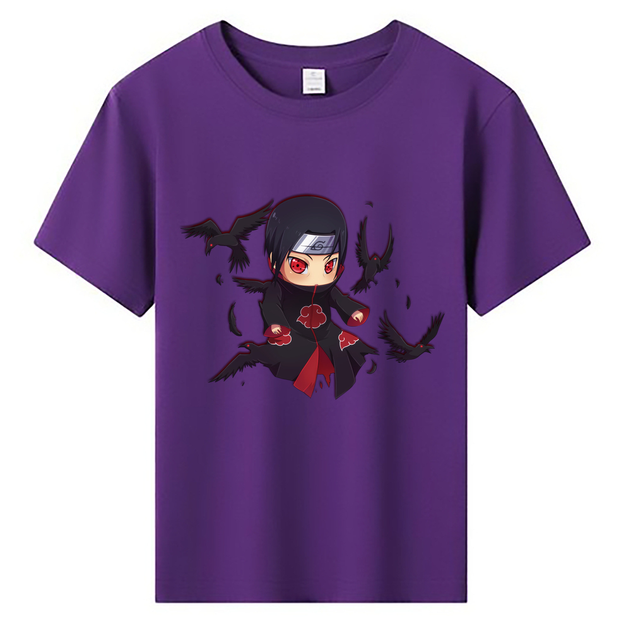 （画像用） NARUTO -ナルト- うちは イタチ Uchiha Itachi 綿100％キッズTシャツ（フロントプリント）