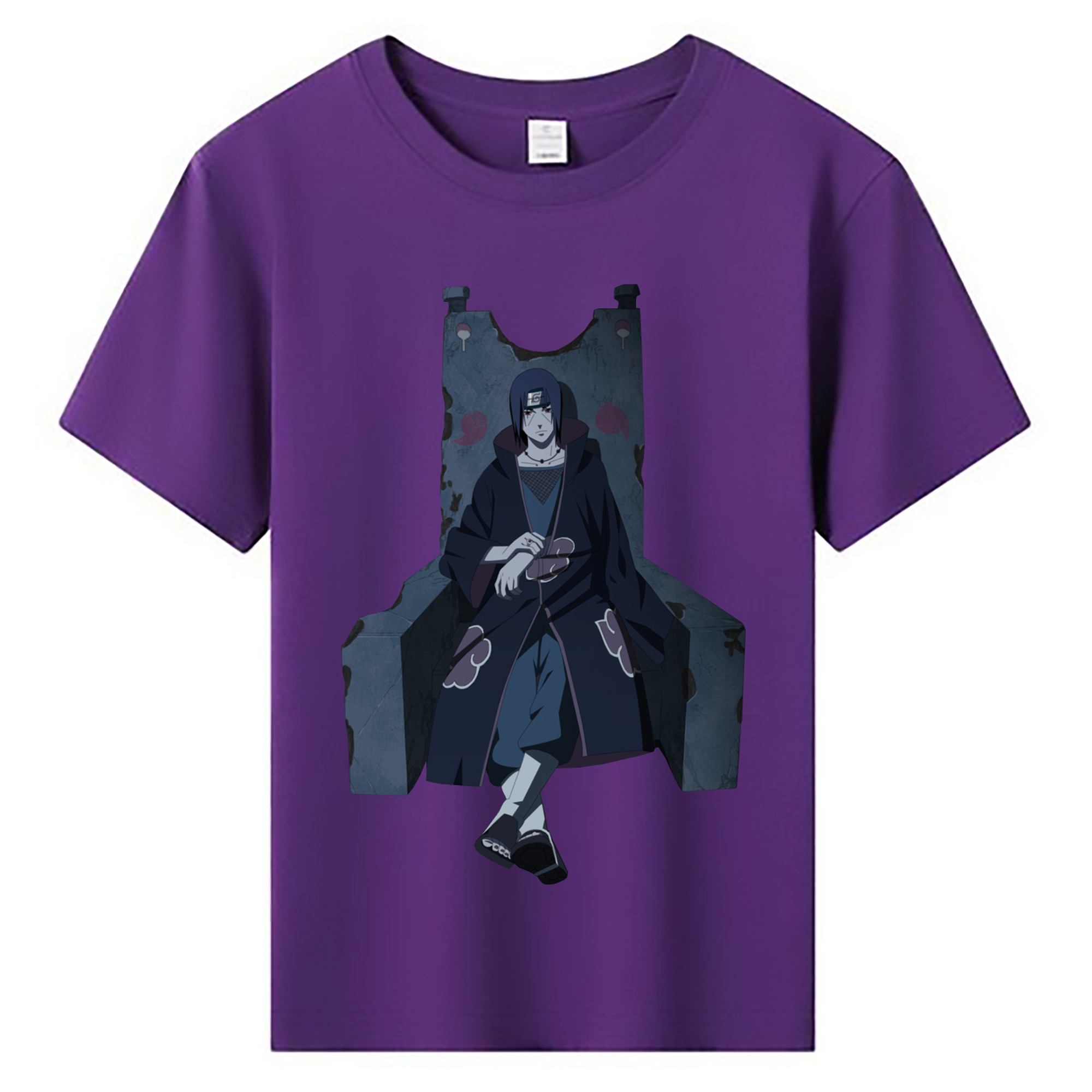 （画像用） NARUTO -ナルト- うちは イタチ Uchiha Itachi 綿100％キッズTシャツ（フロントプリント）