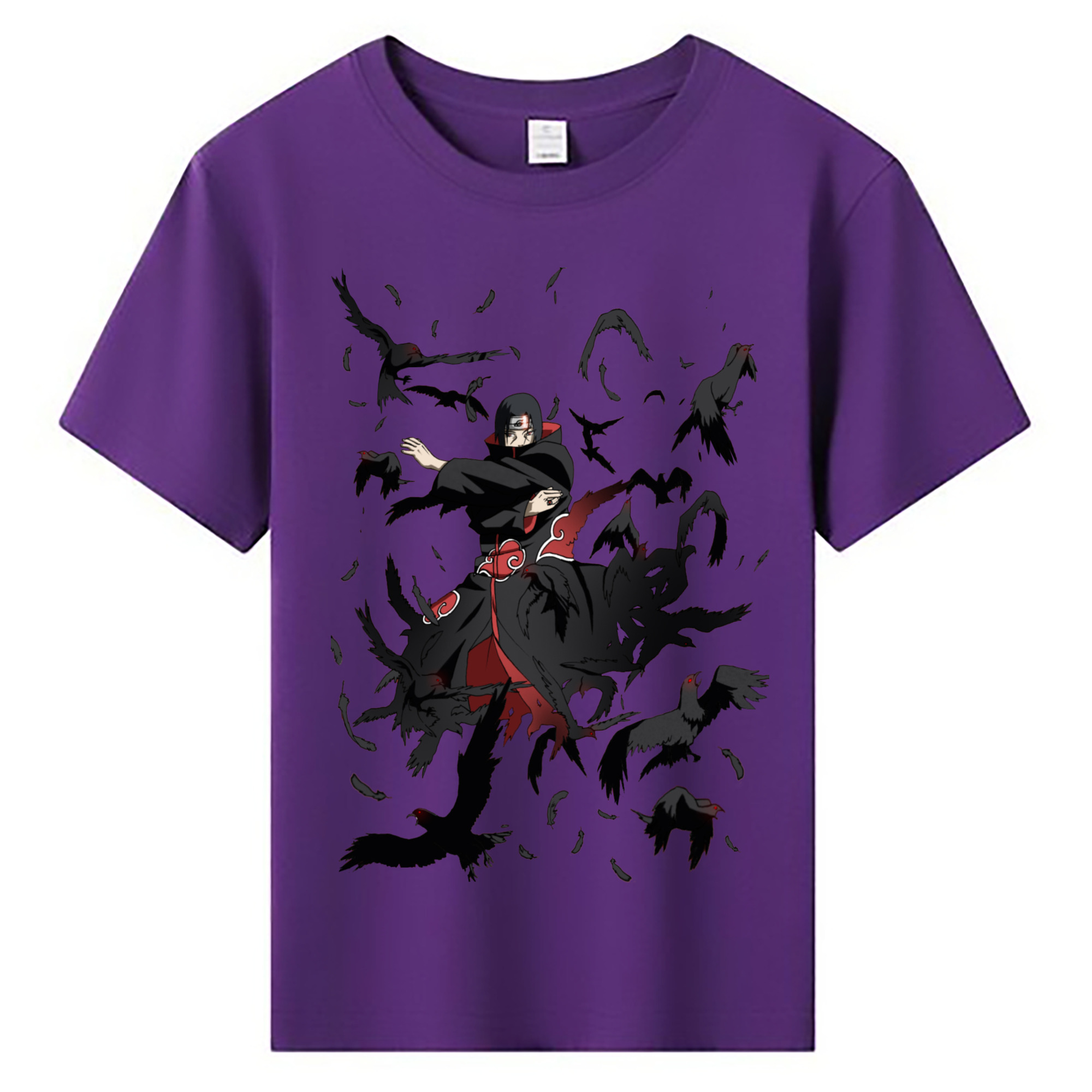 （画像用） NARUTO -ナルト- うちは イタチ Uchiha Itachi 綿100％キッズTシャツ（フロントプリント）