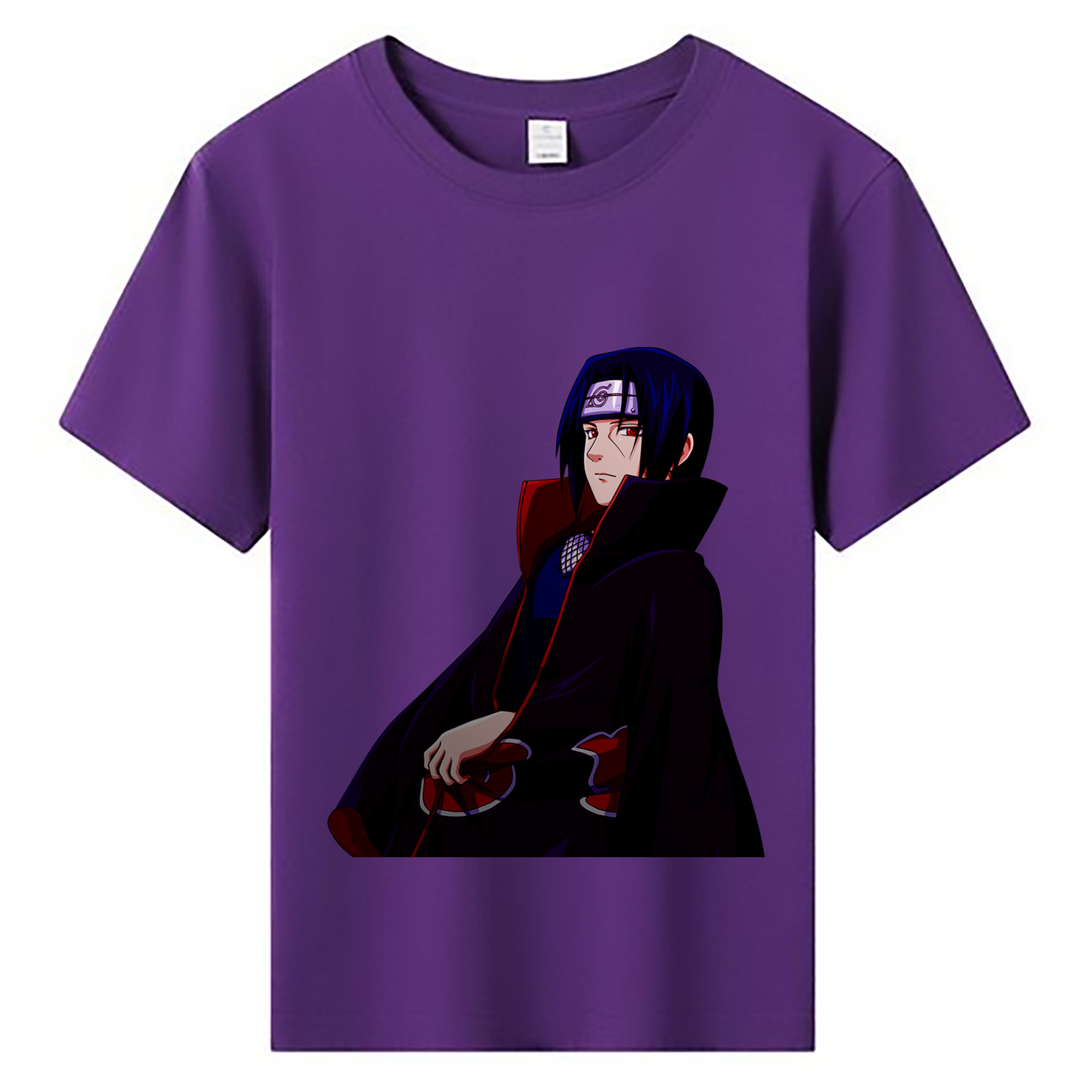 （画像用） NARUTO -ナルト- うちは イタチ Uchiha Itachi 綿100％キッズTシャツ（フロントプリント）